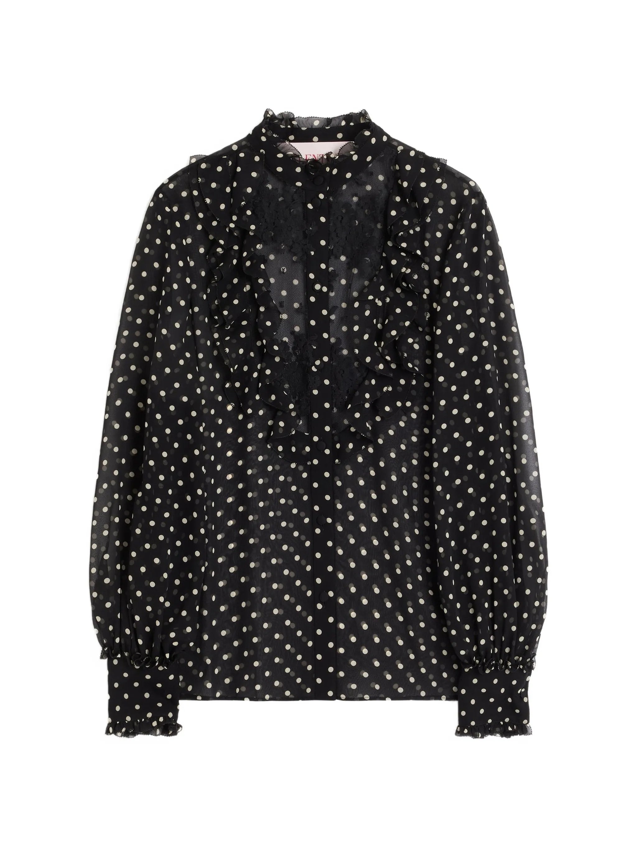 shirt with polka dots