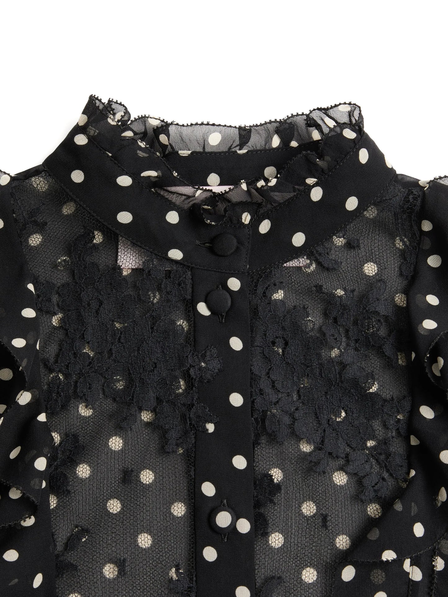 shirt with polka dots