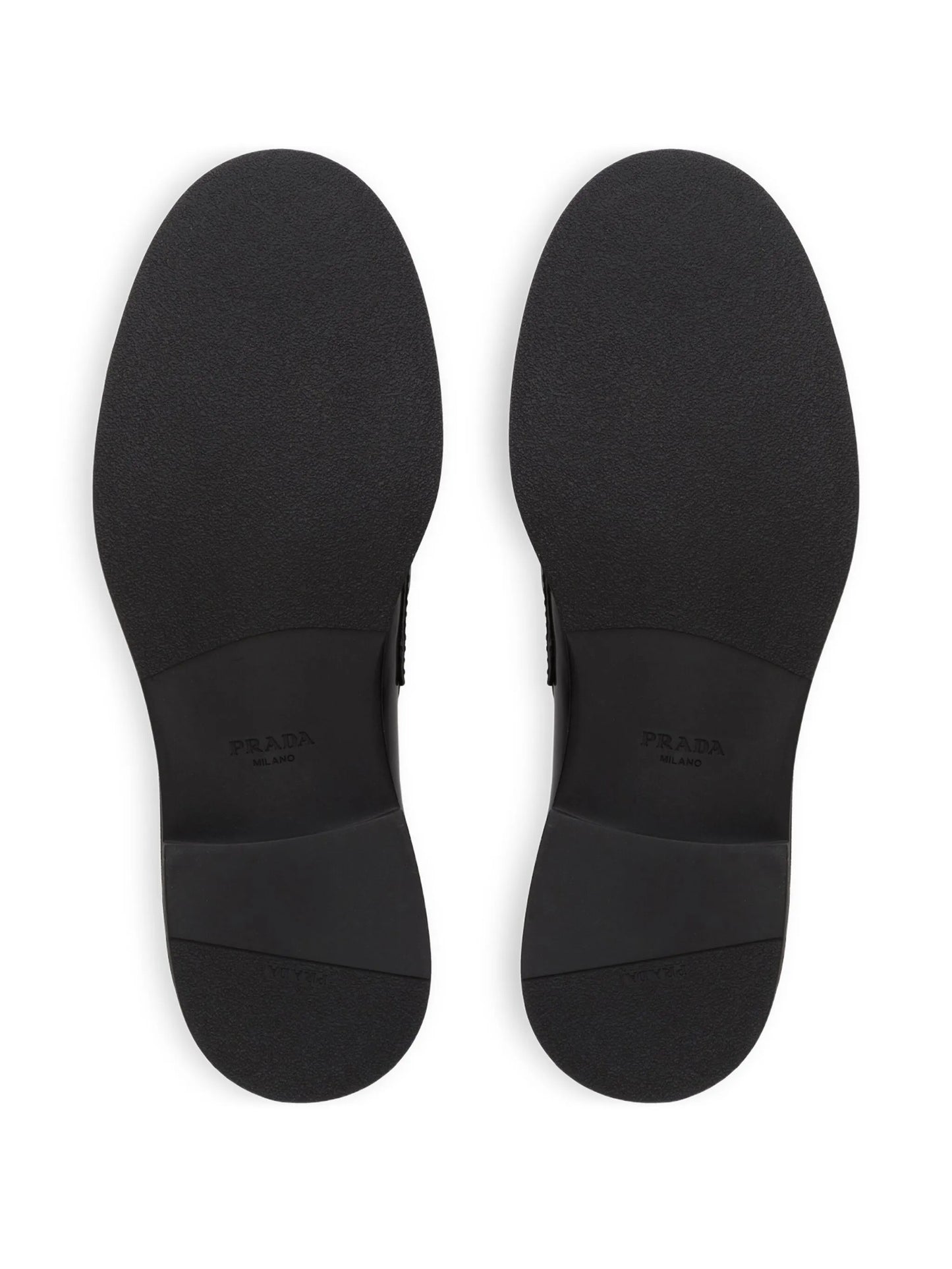brushed leather loafers