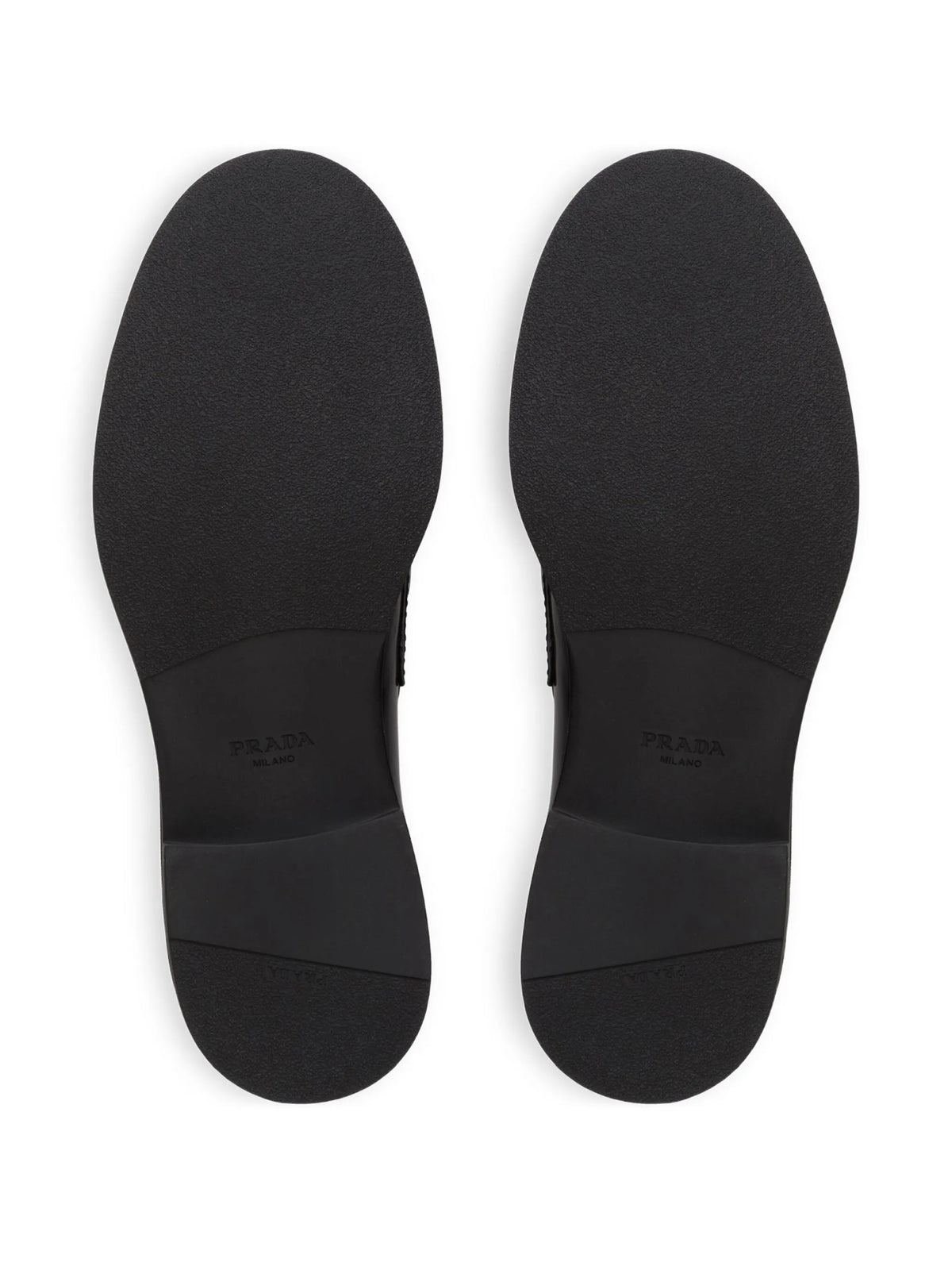 brushed leather loafers