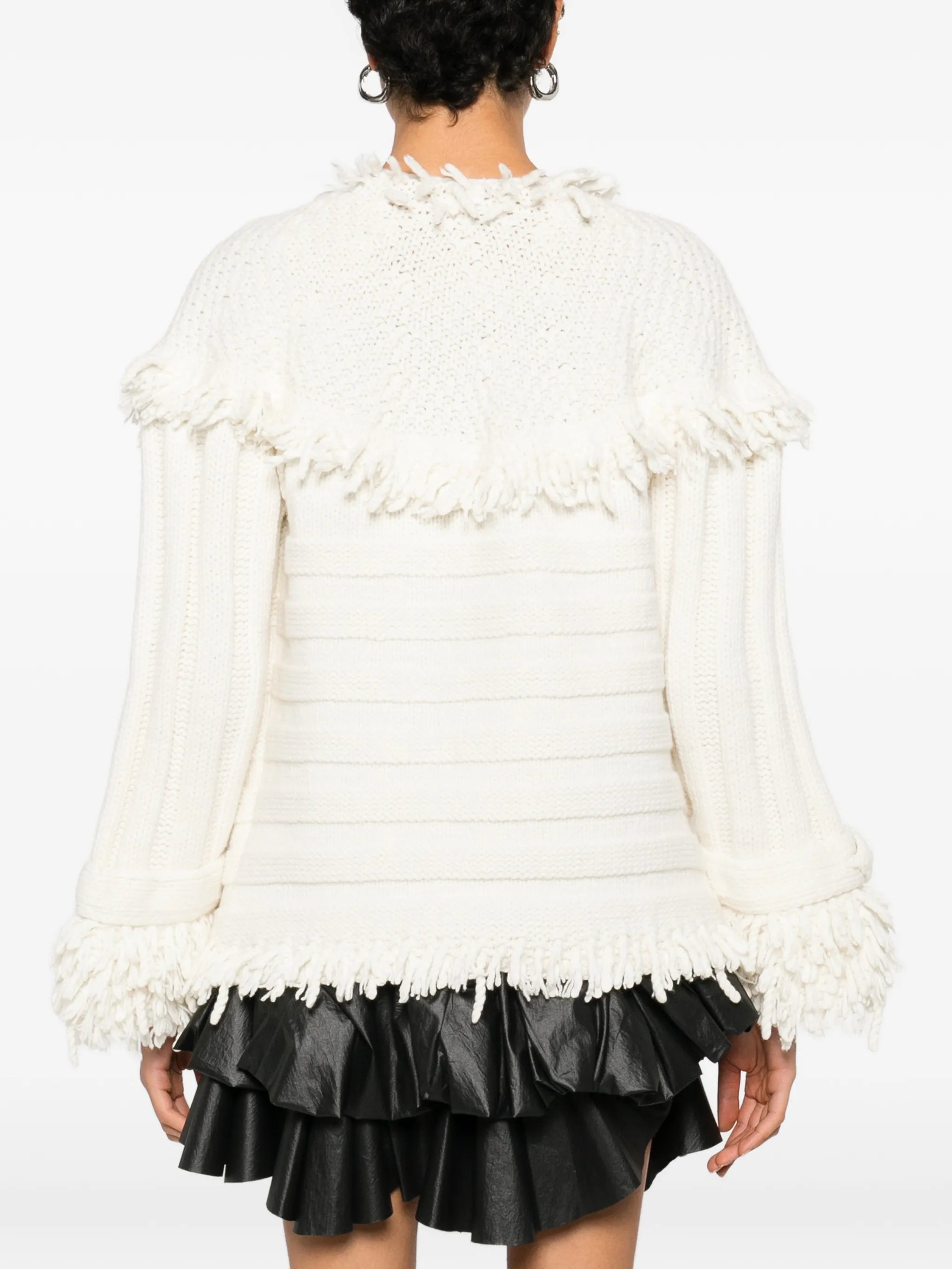 Orlando fringed cardigan