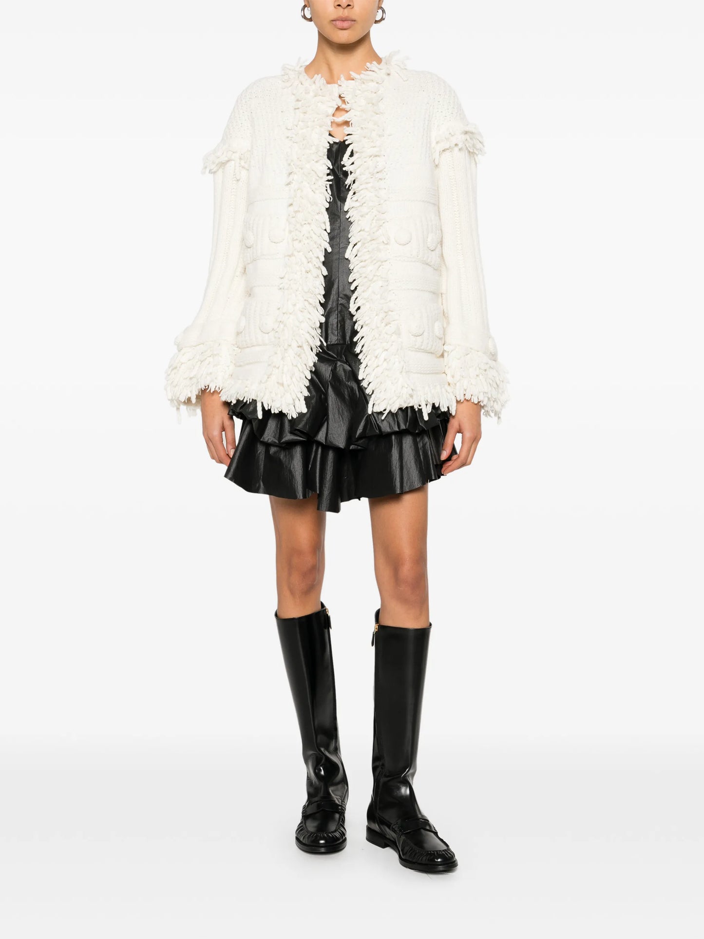 Orlando fringed cardigan