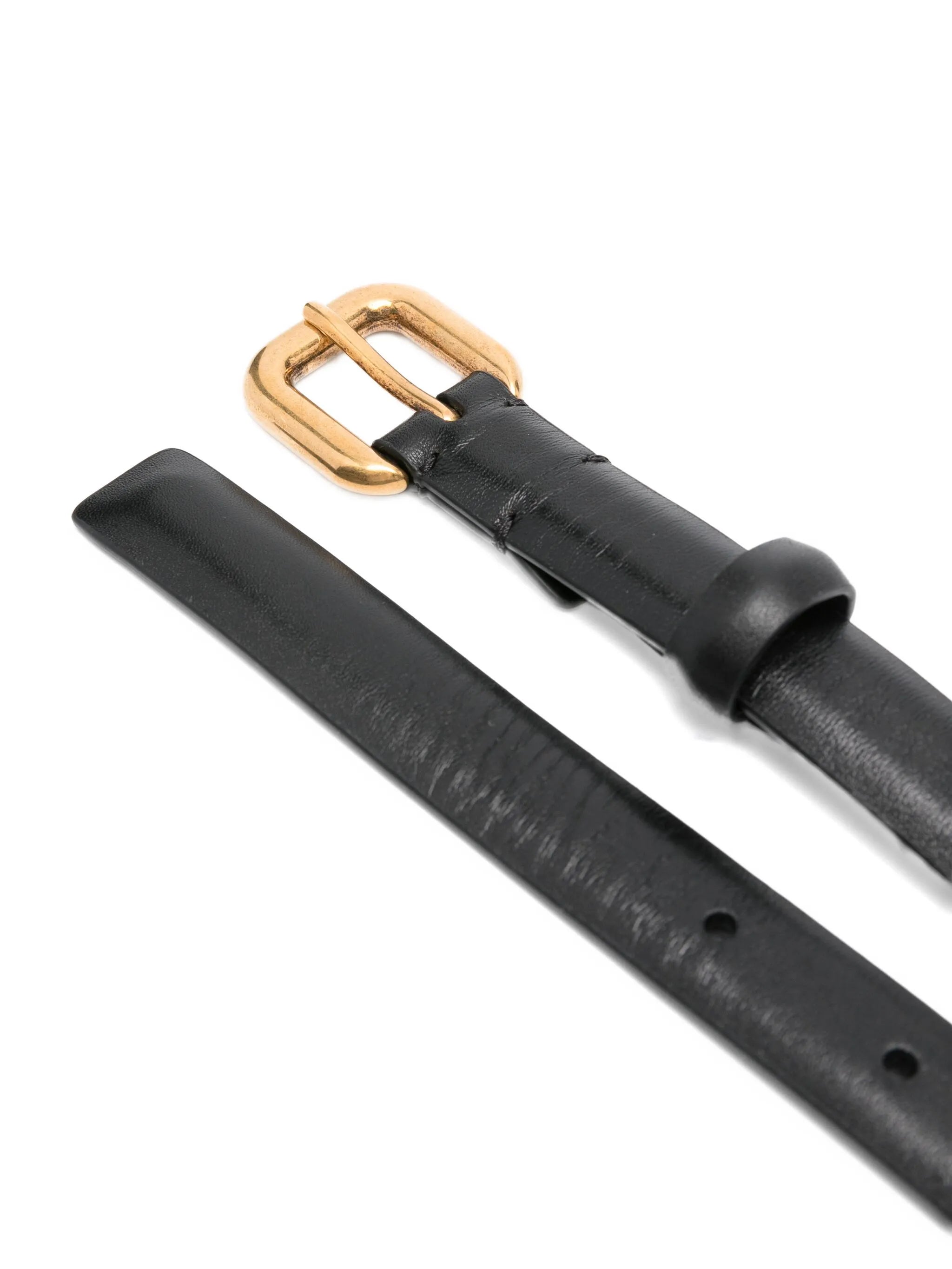 x RHW buckle leather belt