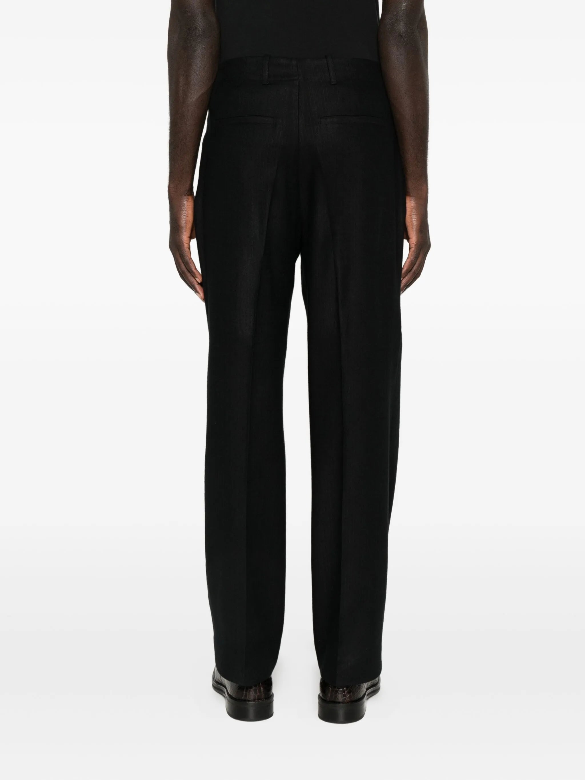 pleated trousers