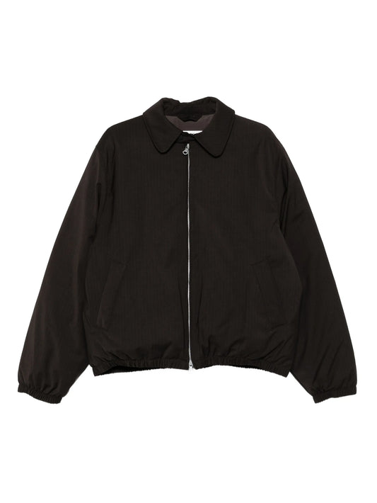 Churchill pinstriped puffer jacket