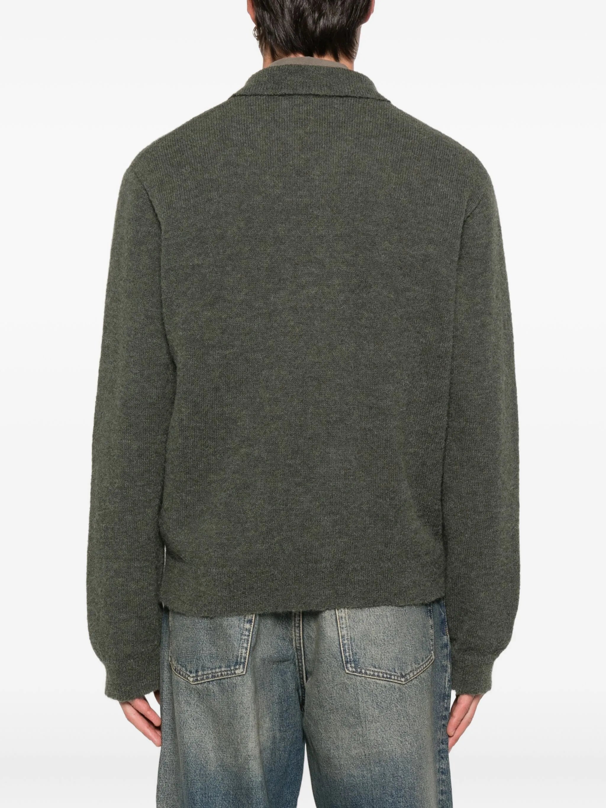 alpaca wool-blend cardigan