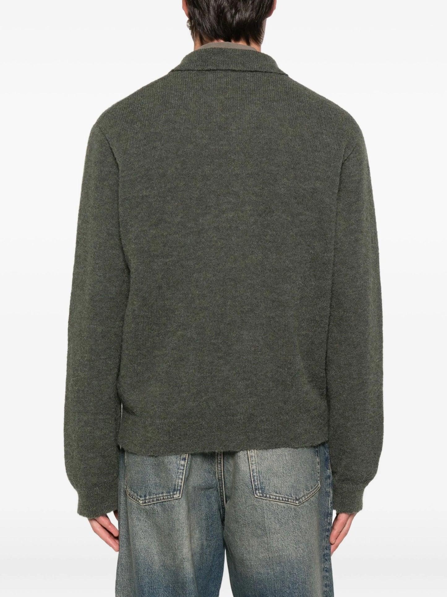 alpaca wool-blend cardigan