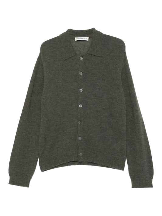 alpaca wool-blend cardigan