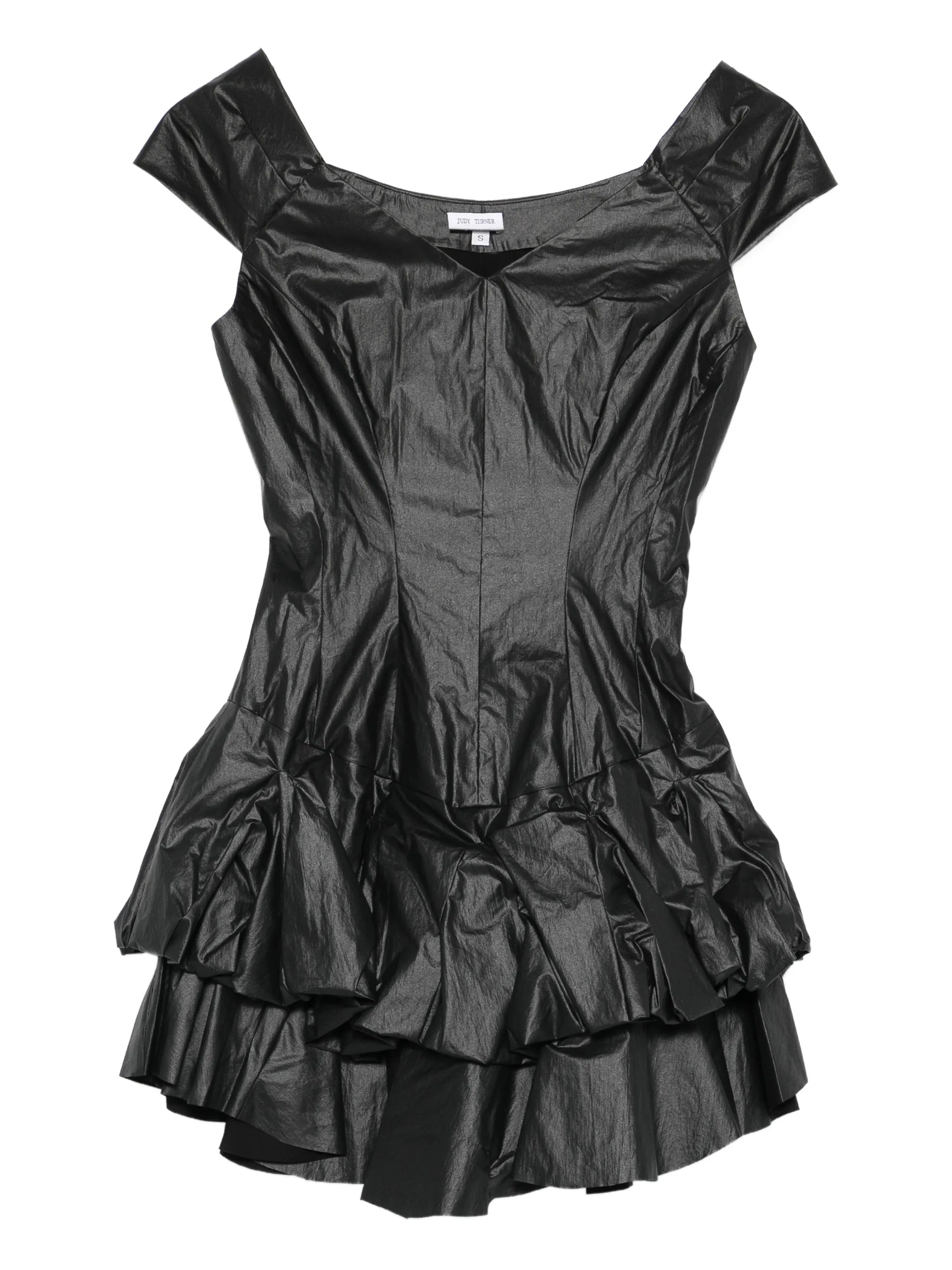 Oli V-neck ruffled mini dress