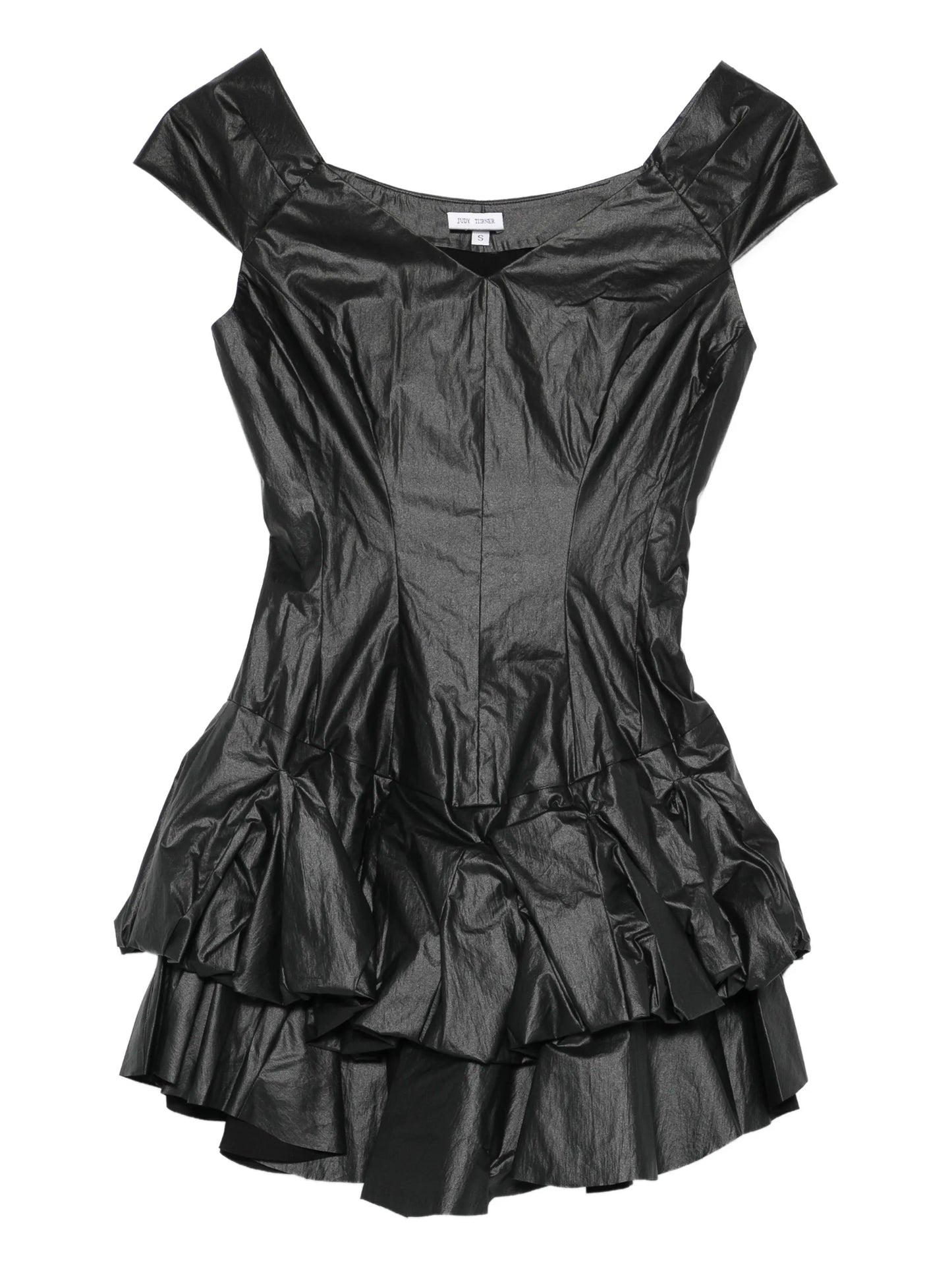 Oli V-neck ruffled mini dress