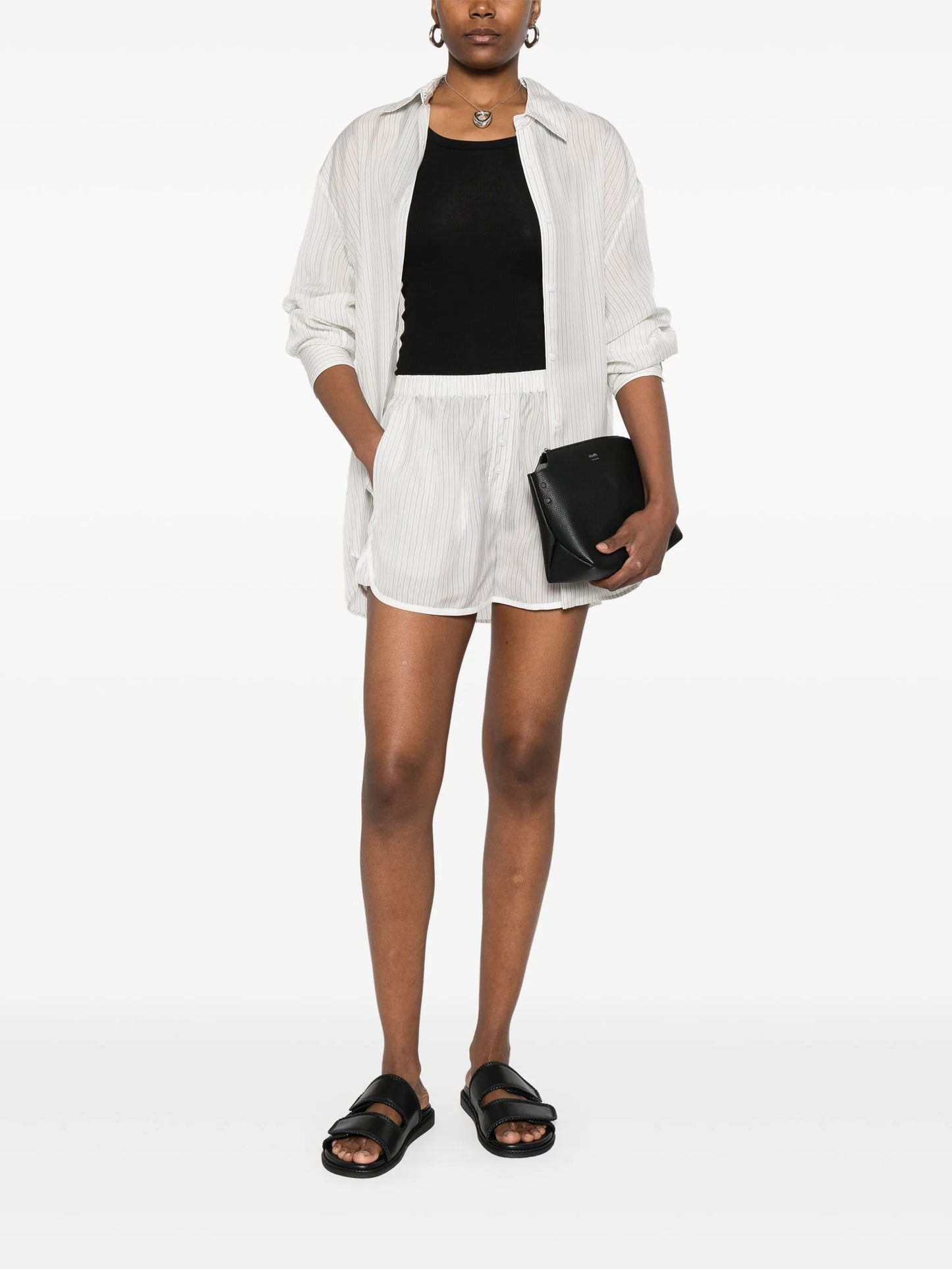 Brenna striped shorts