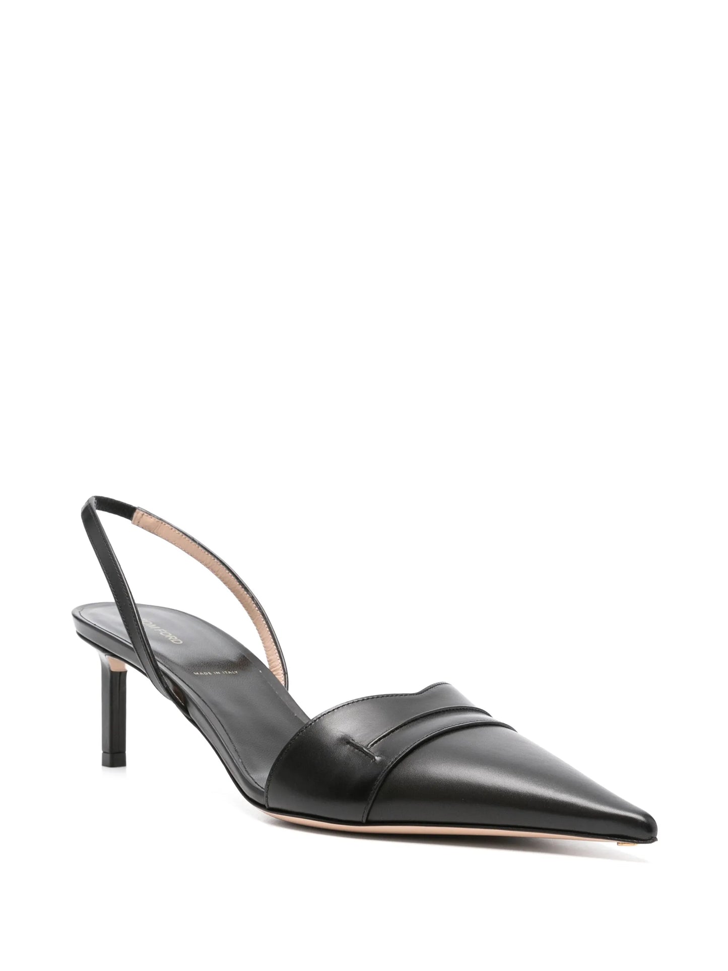 70mm leather pumps