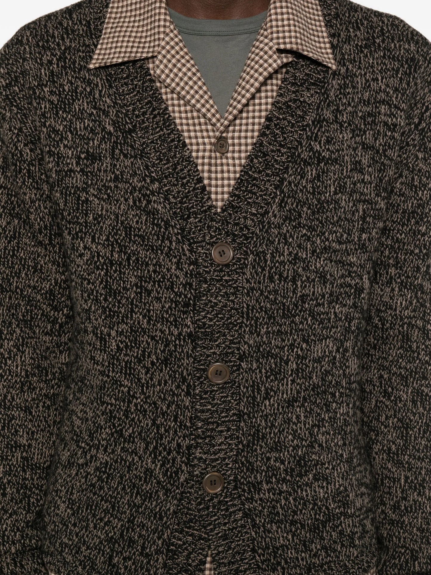 Academy V-neck wool cardigan