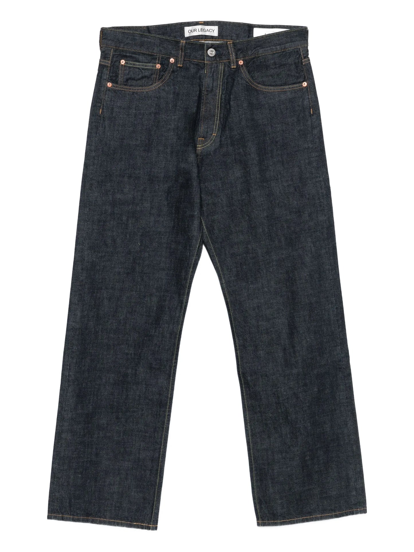 straight-leg jeans