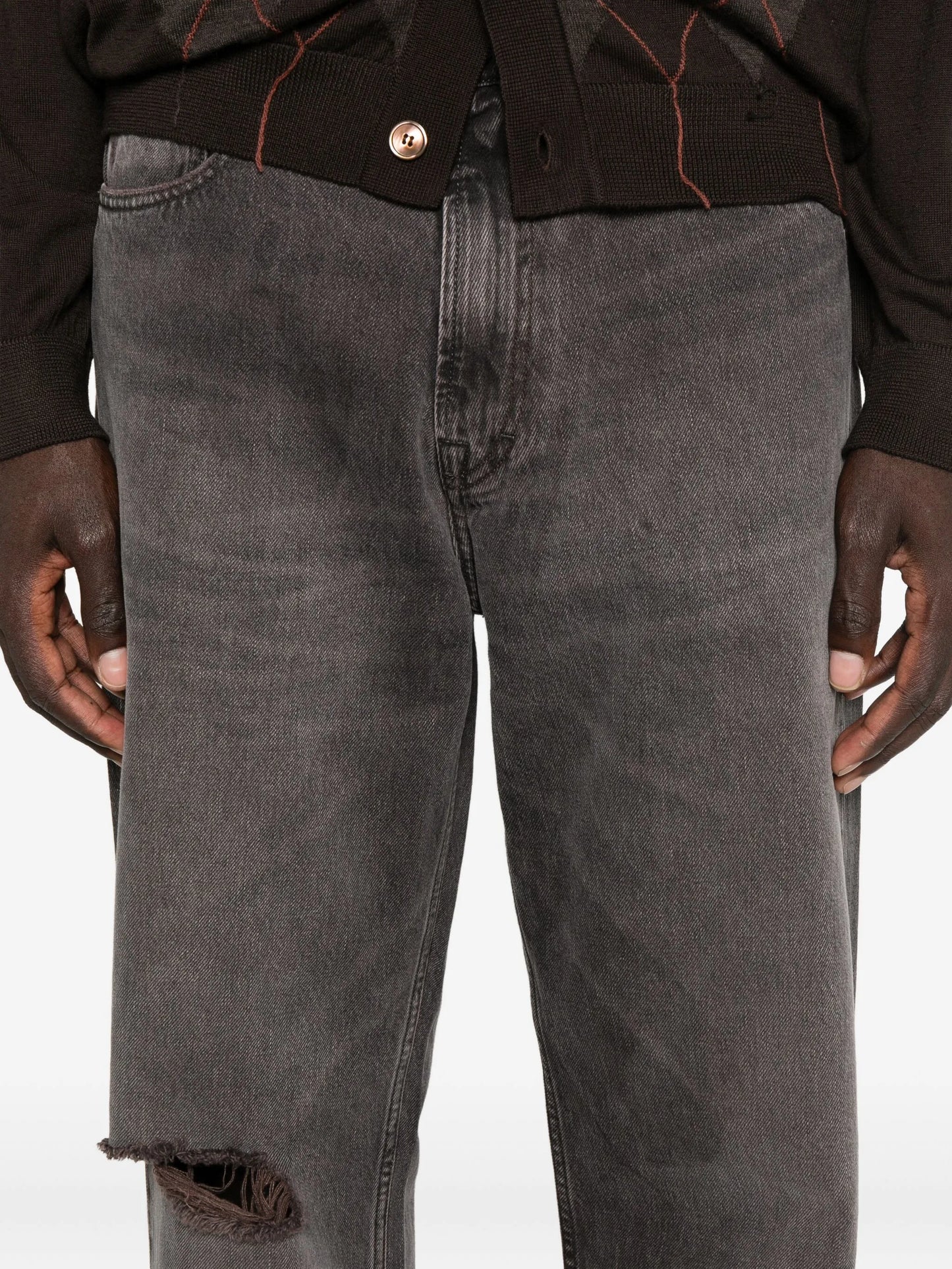 Third Cut ripped-detail jeans