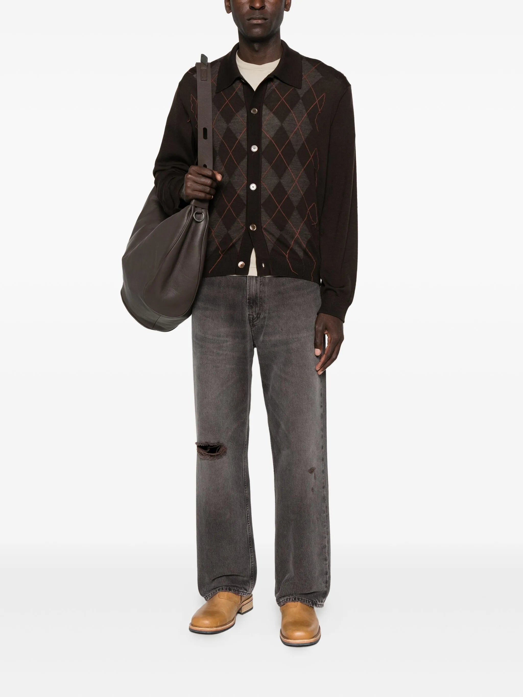 Third Cut ripped-detail jeans