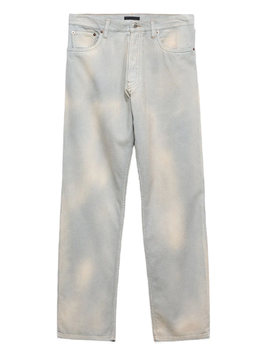 straight-leg jeans