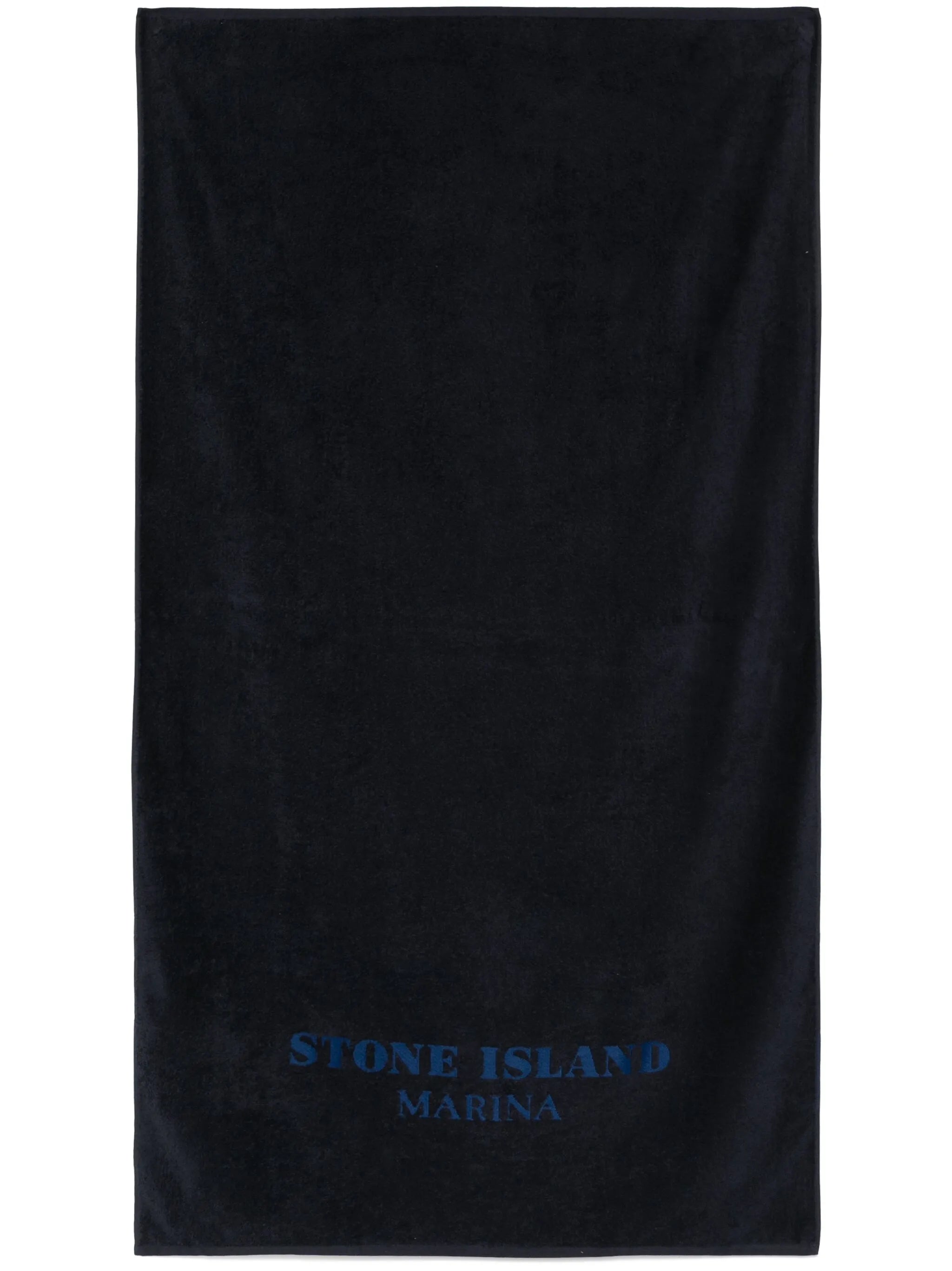 logo-embroidered beach towel