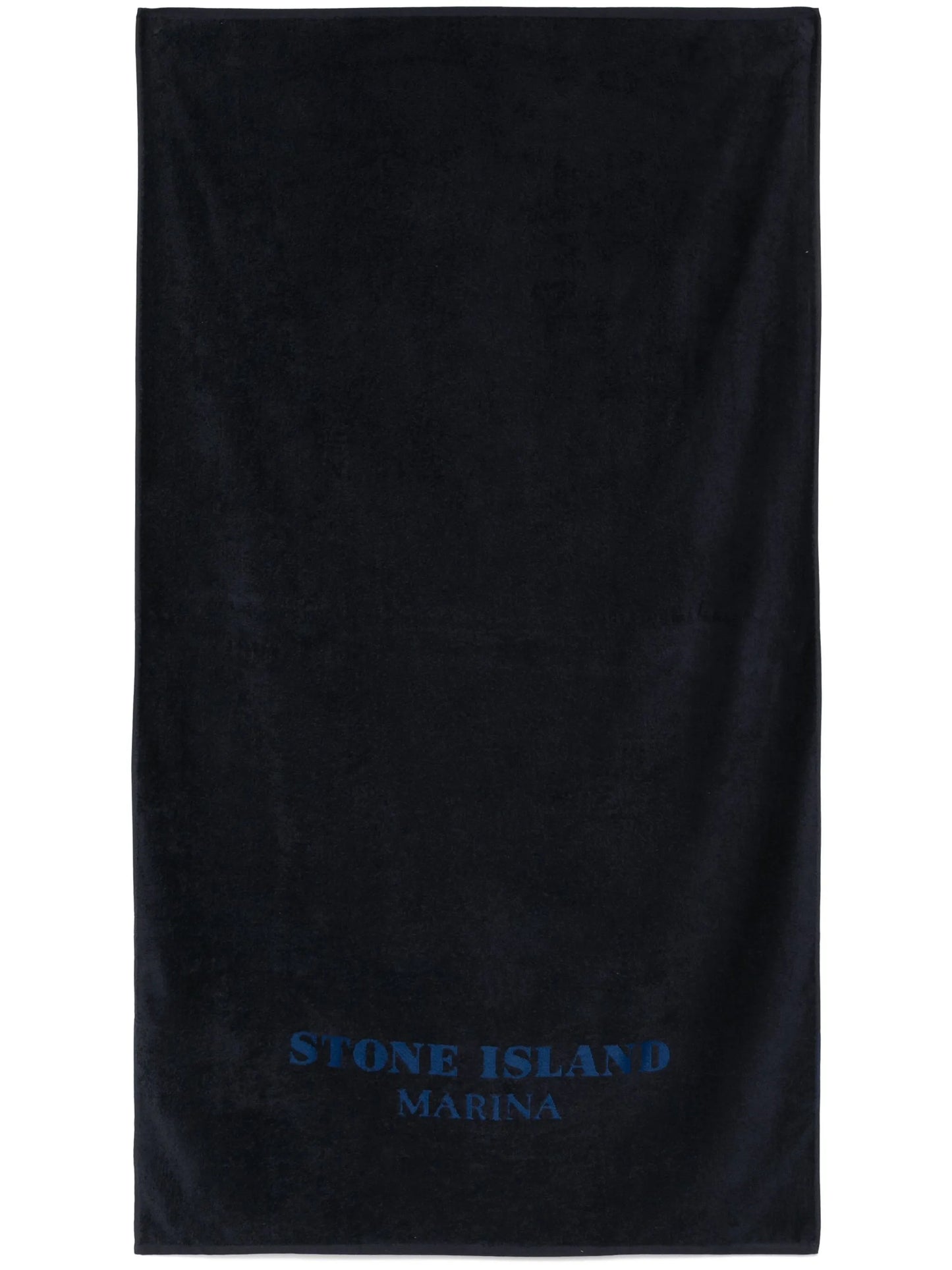 logo-embroidered beach towel