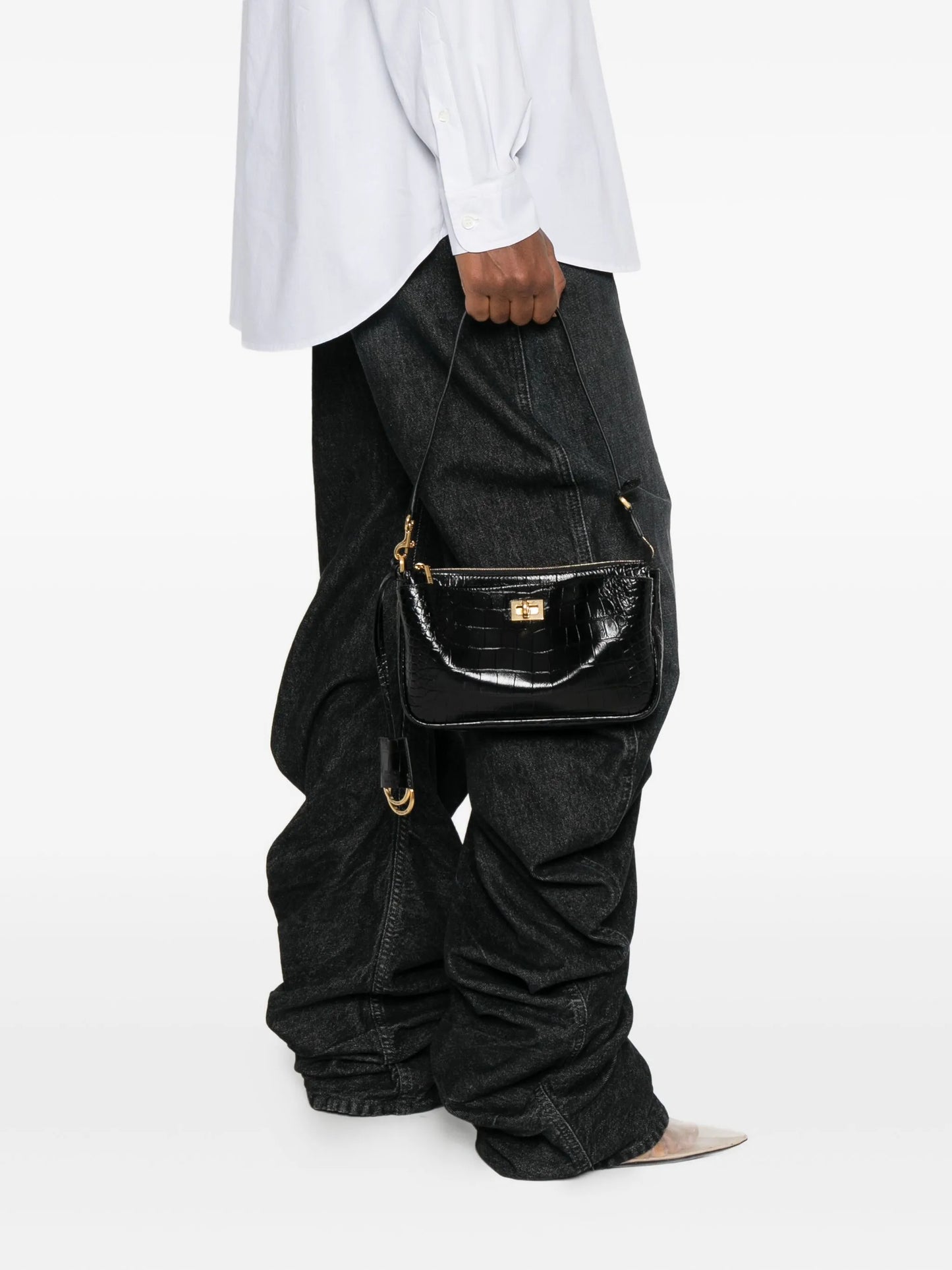Rodeo crocodile-effect mini bag