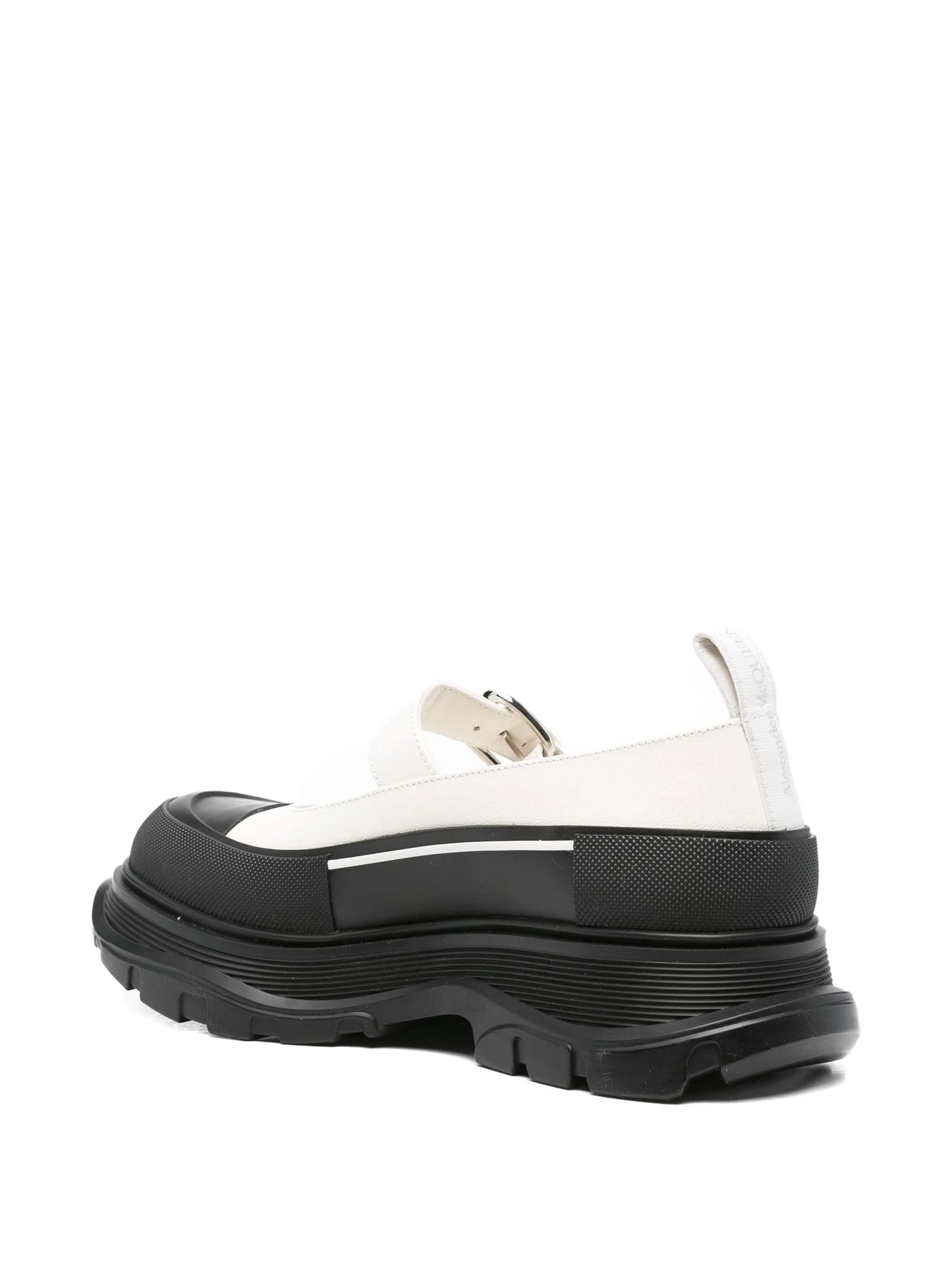 45mm buckle-strap leather pumps