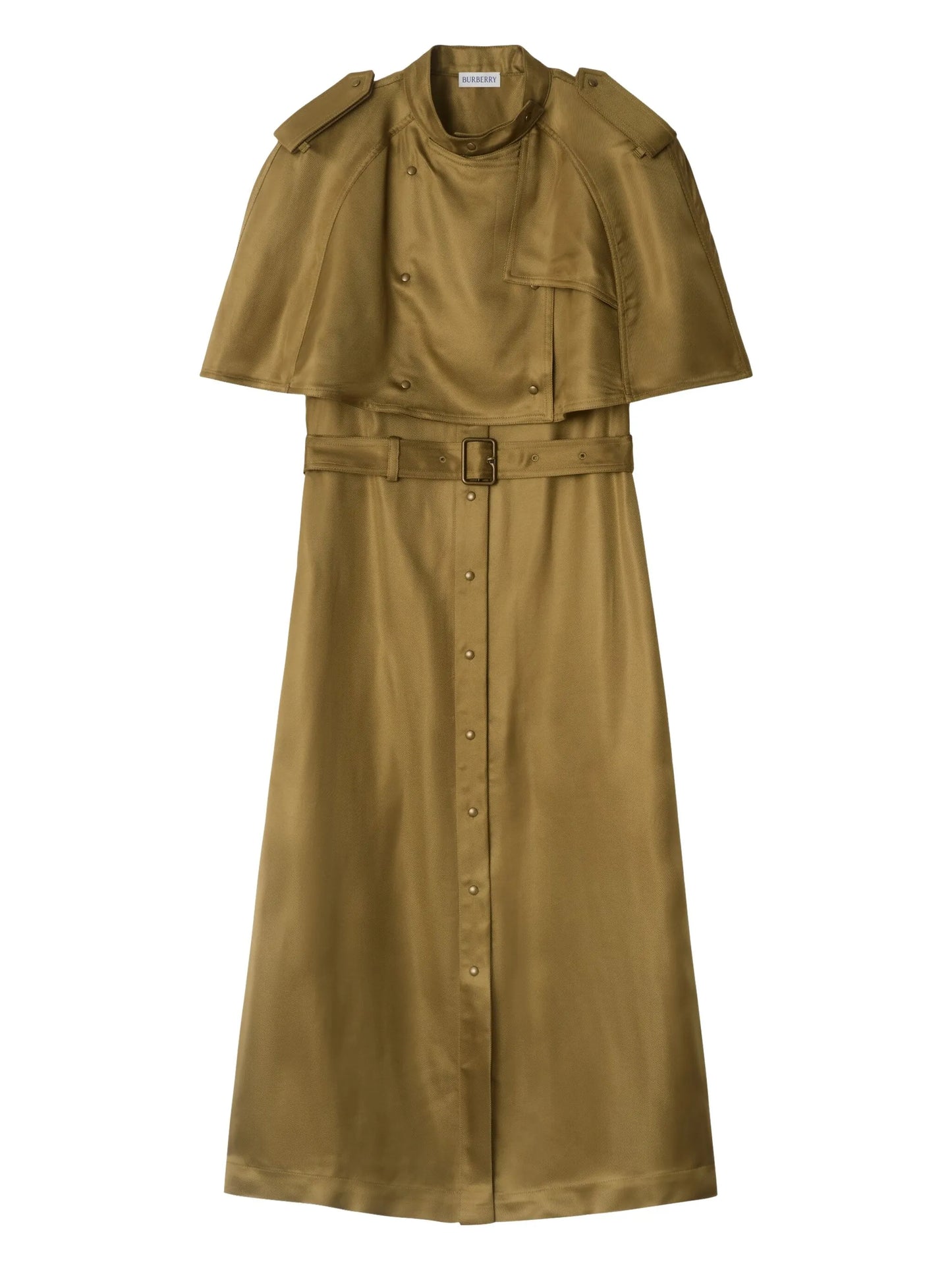 Trench midi dress