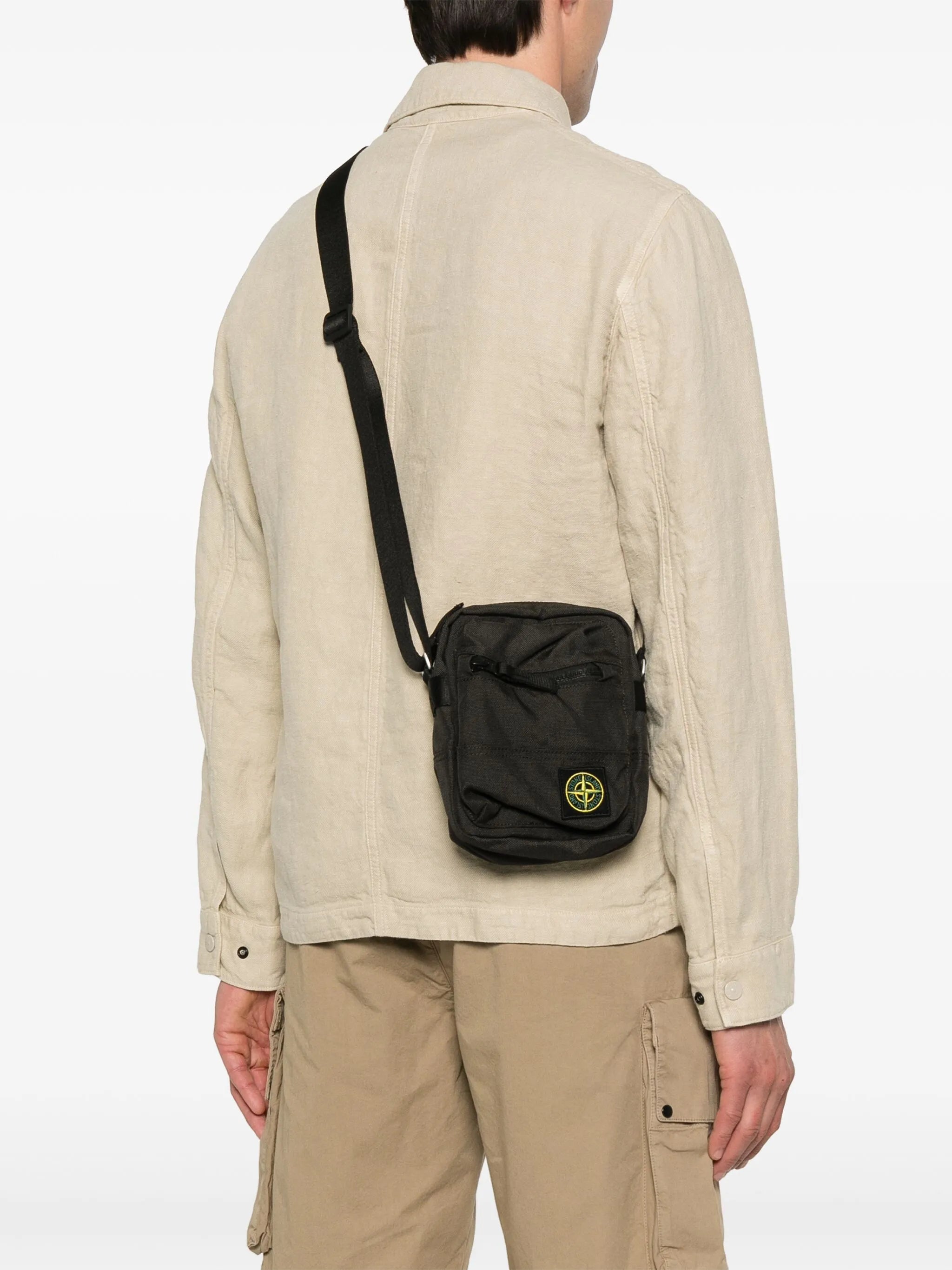 Compass-patch messenger bag