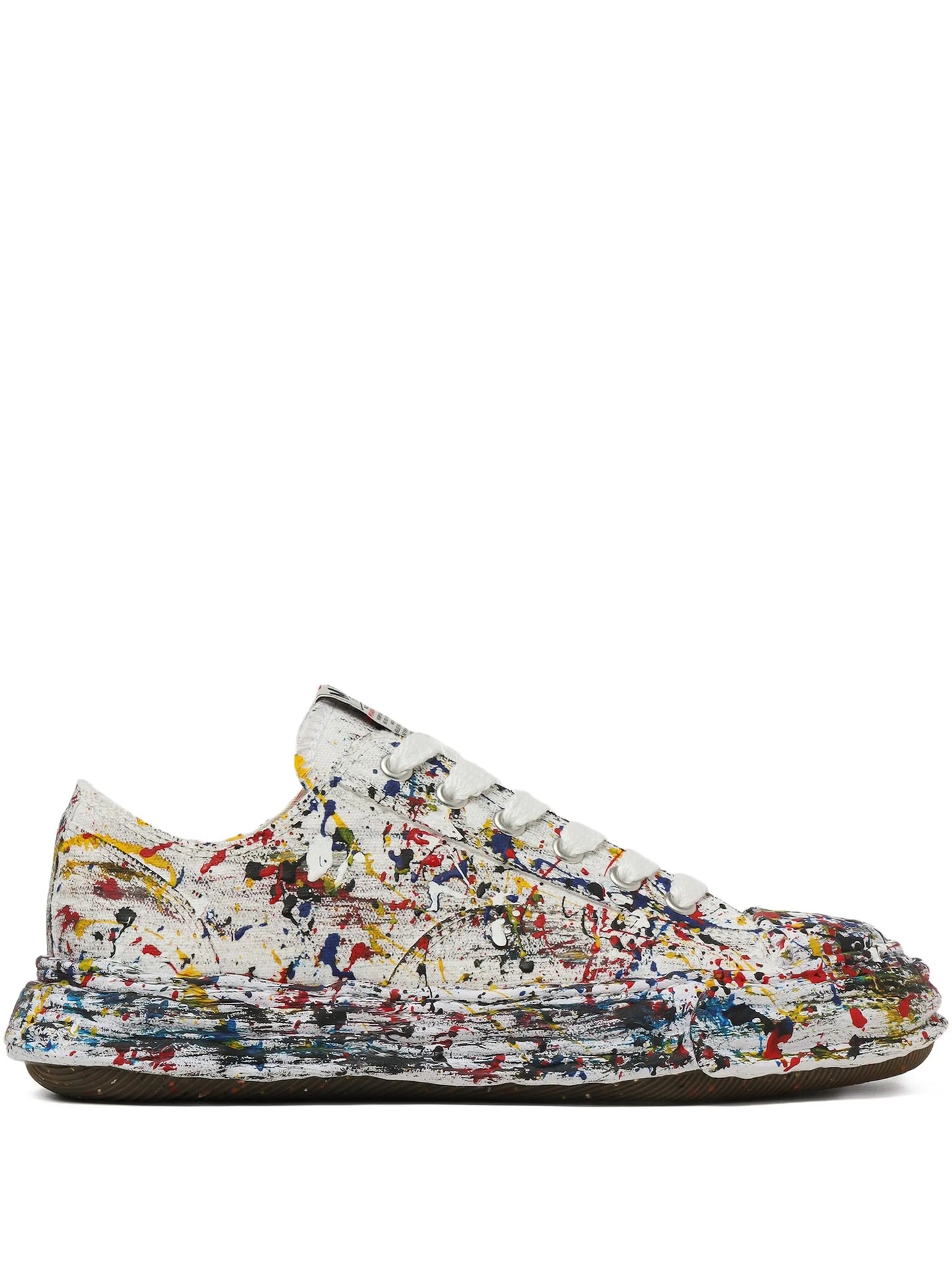 Peterson paint-splattered sneakers