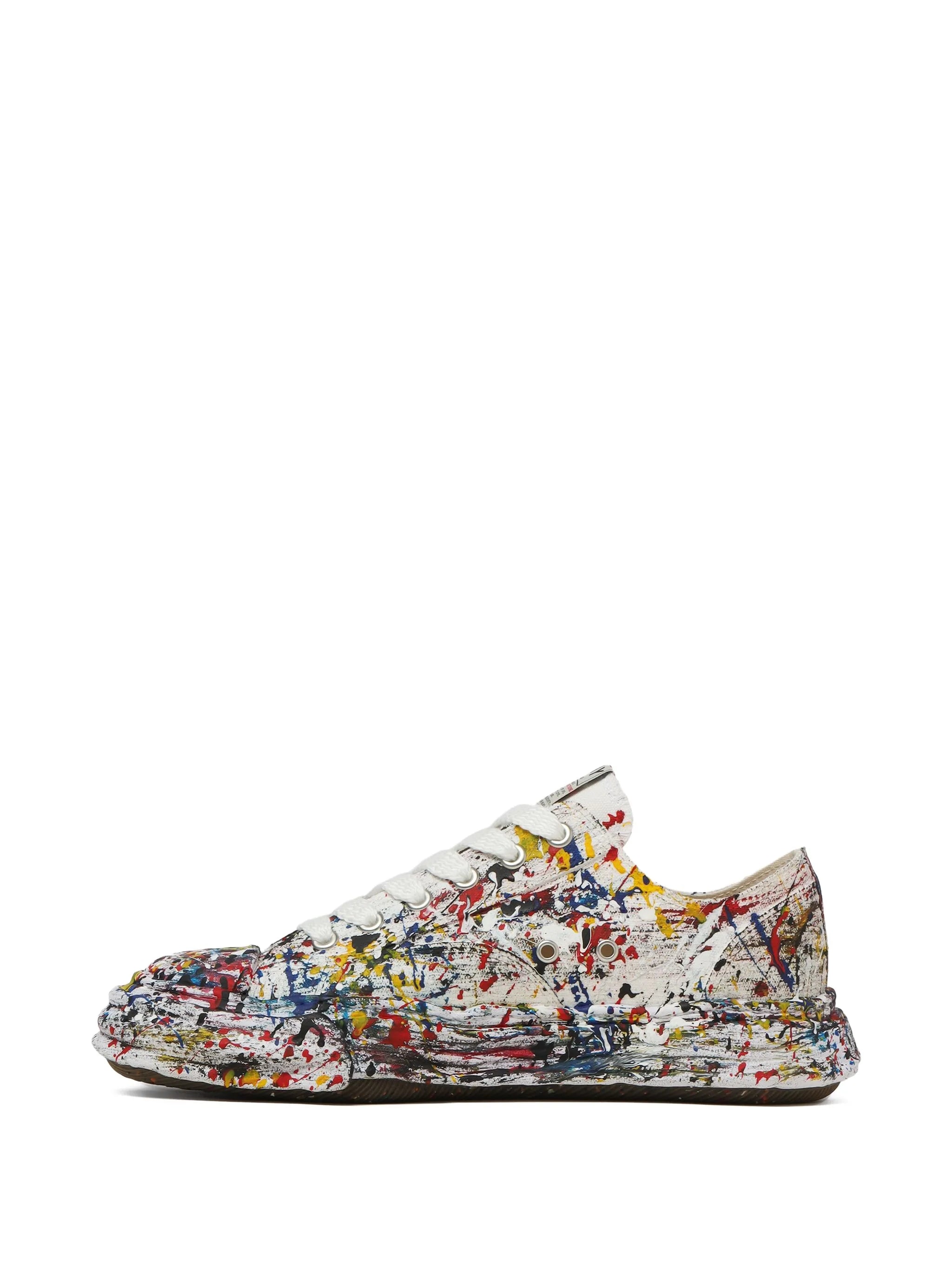 Peterson paint-splattered sneakers