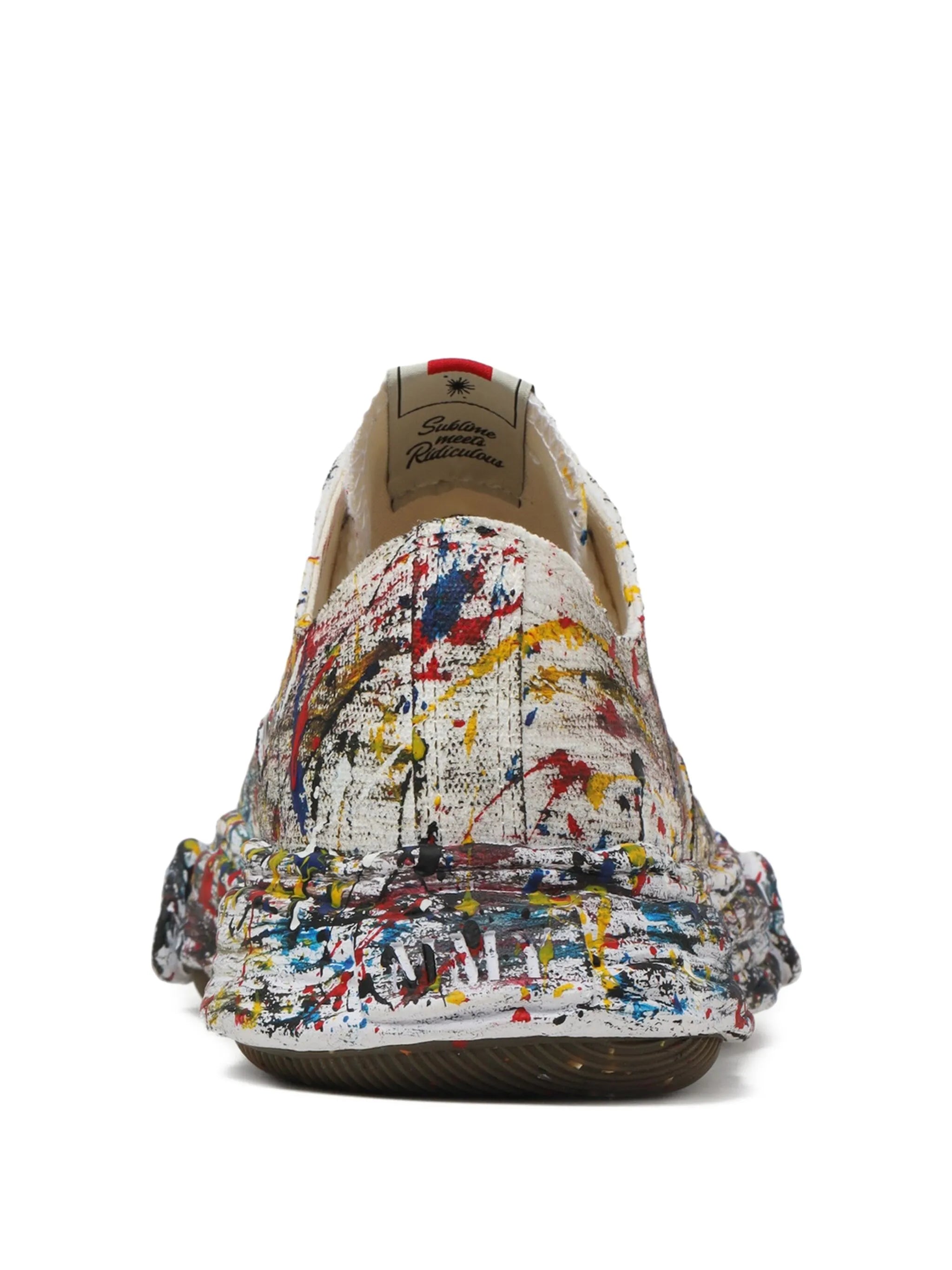 Peterson paint-splattered sneakers
