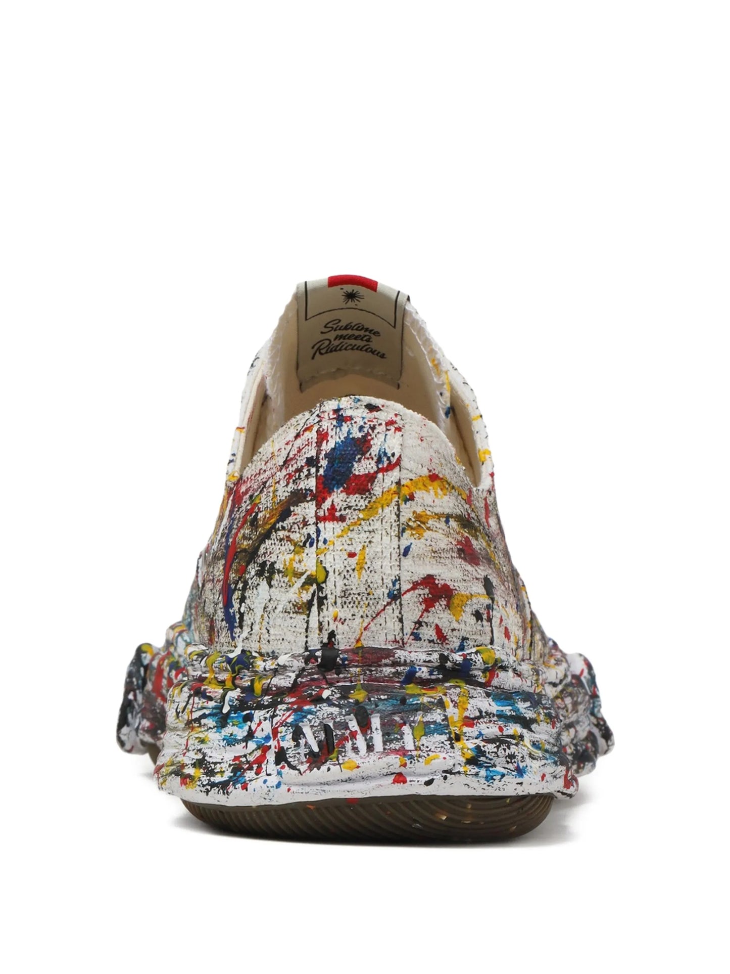 Peterson paint-splattered sneakers