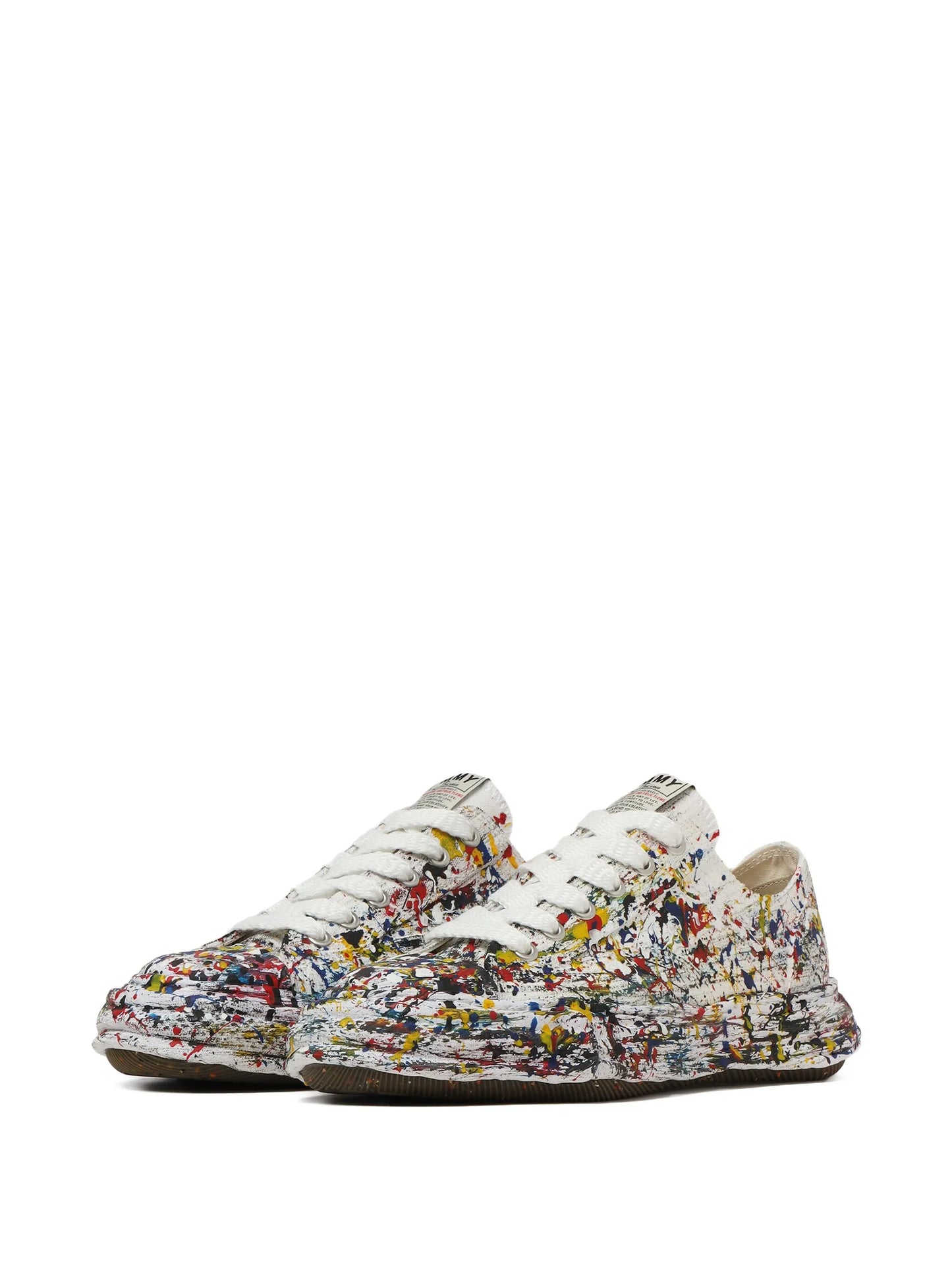 Peterson paint-splattered sneakers