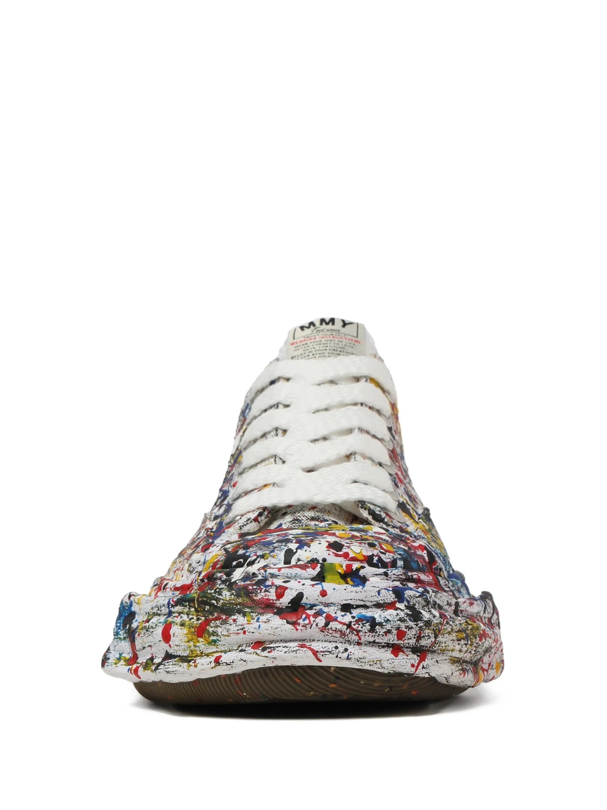 Peterson paint-splattered sneakers