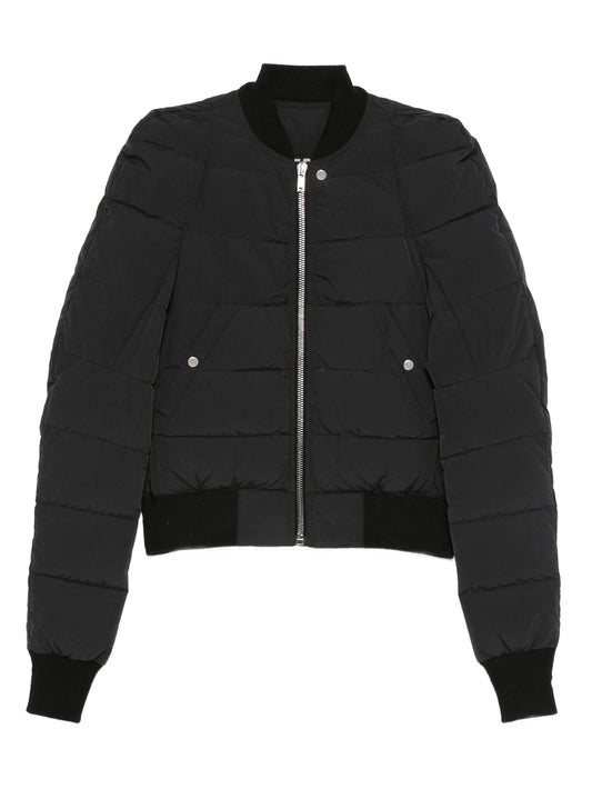 quilted zip-up puffer jacket