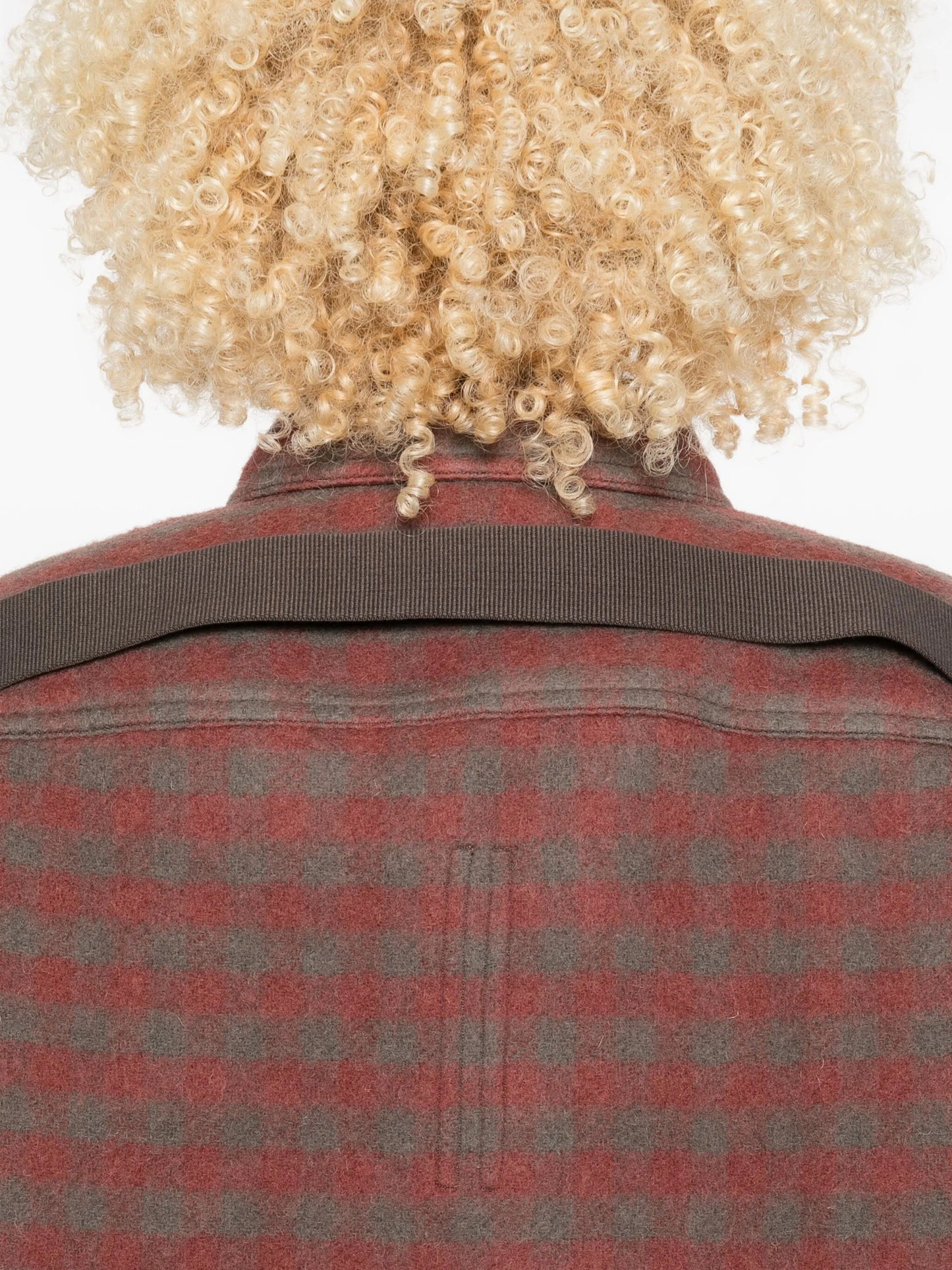 checked patch-pocket shirt