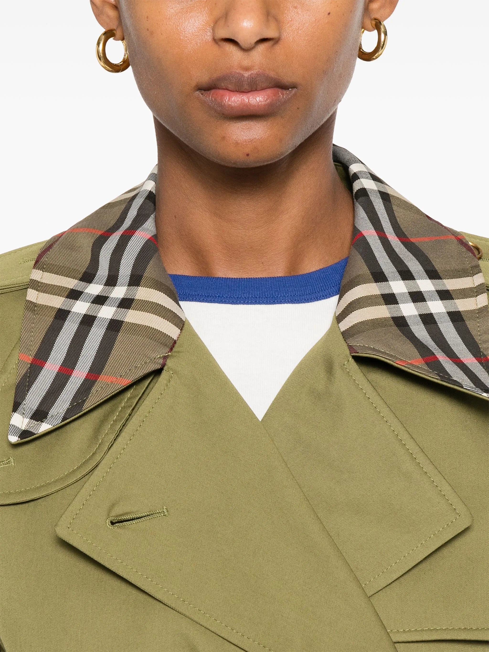 Castleford double-breasted trench coat