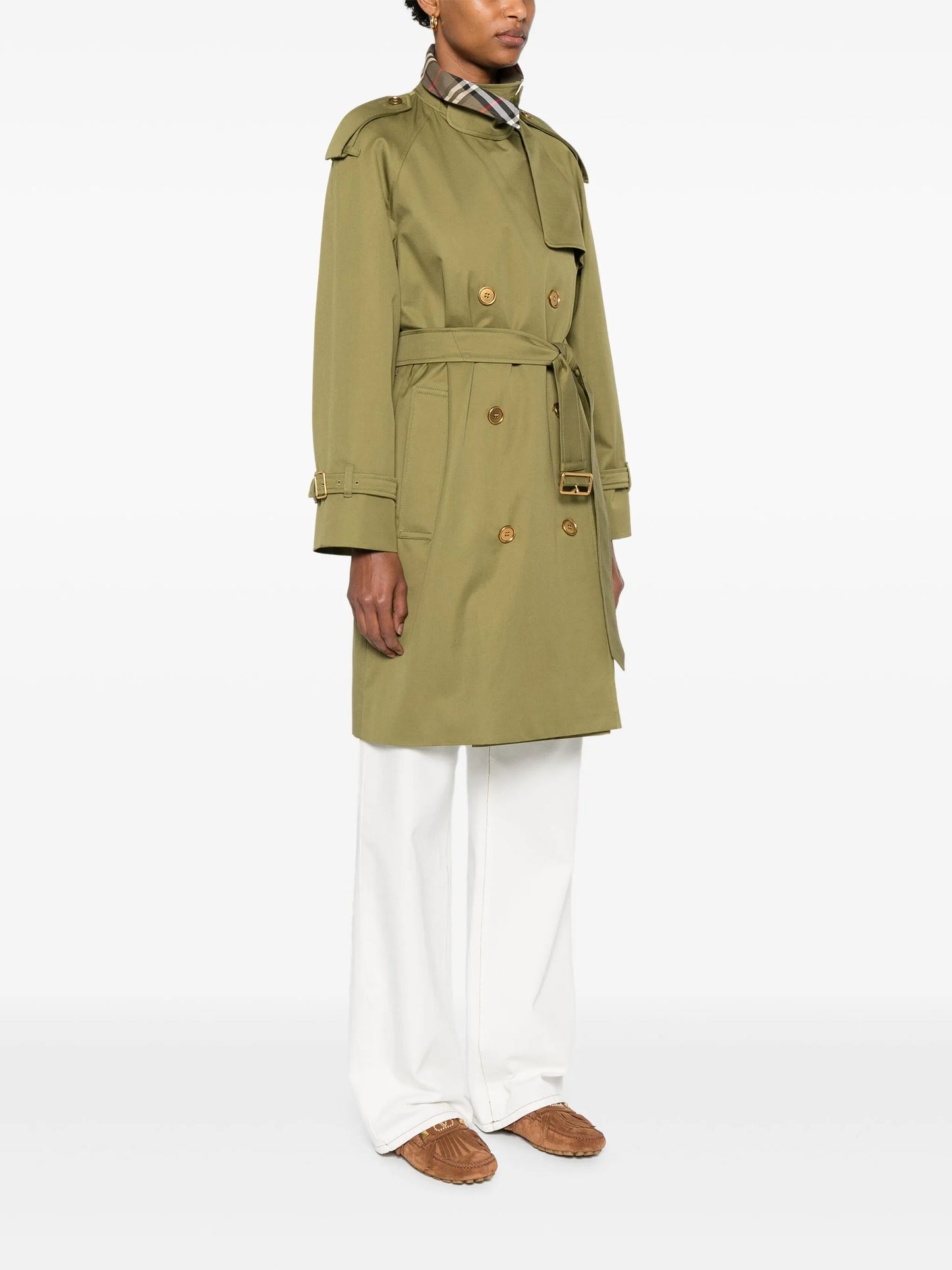 Castleford double-breasted trench coat