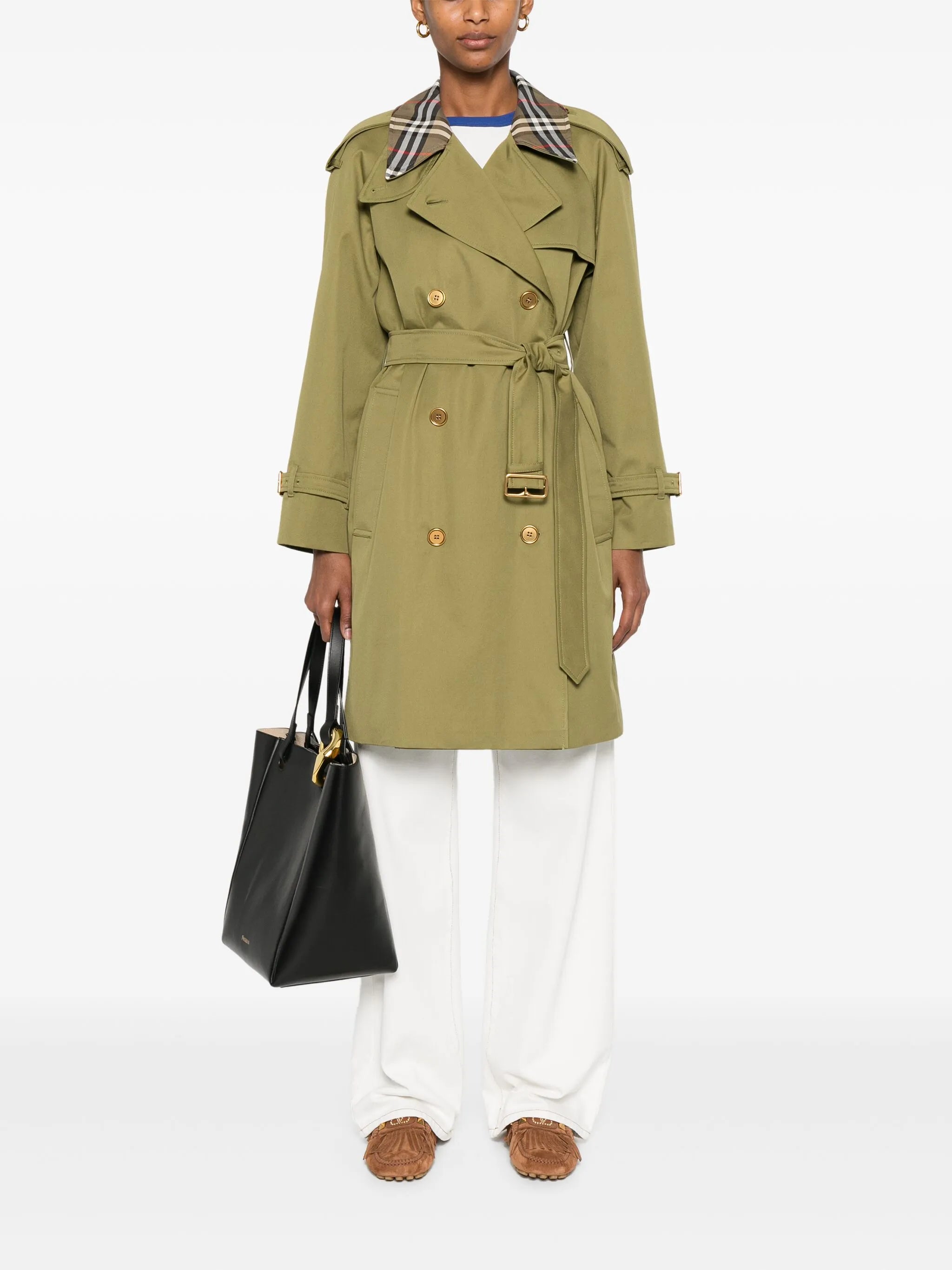 Castleford double-breasted trench coat