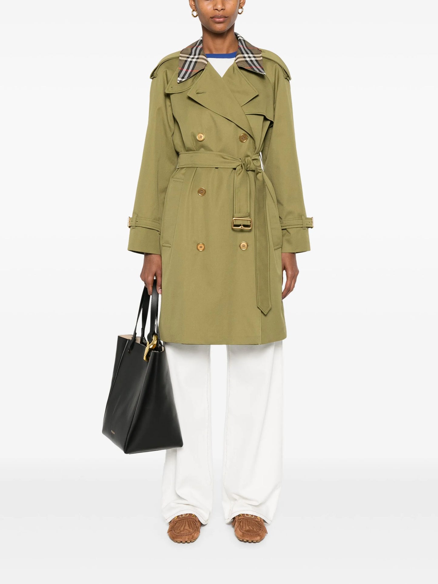 Castleford double-breasted trench coat