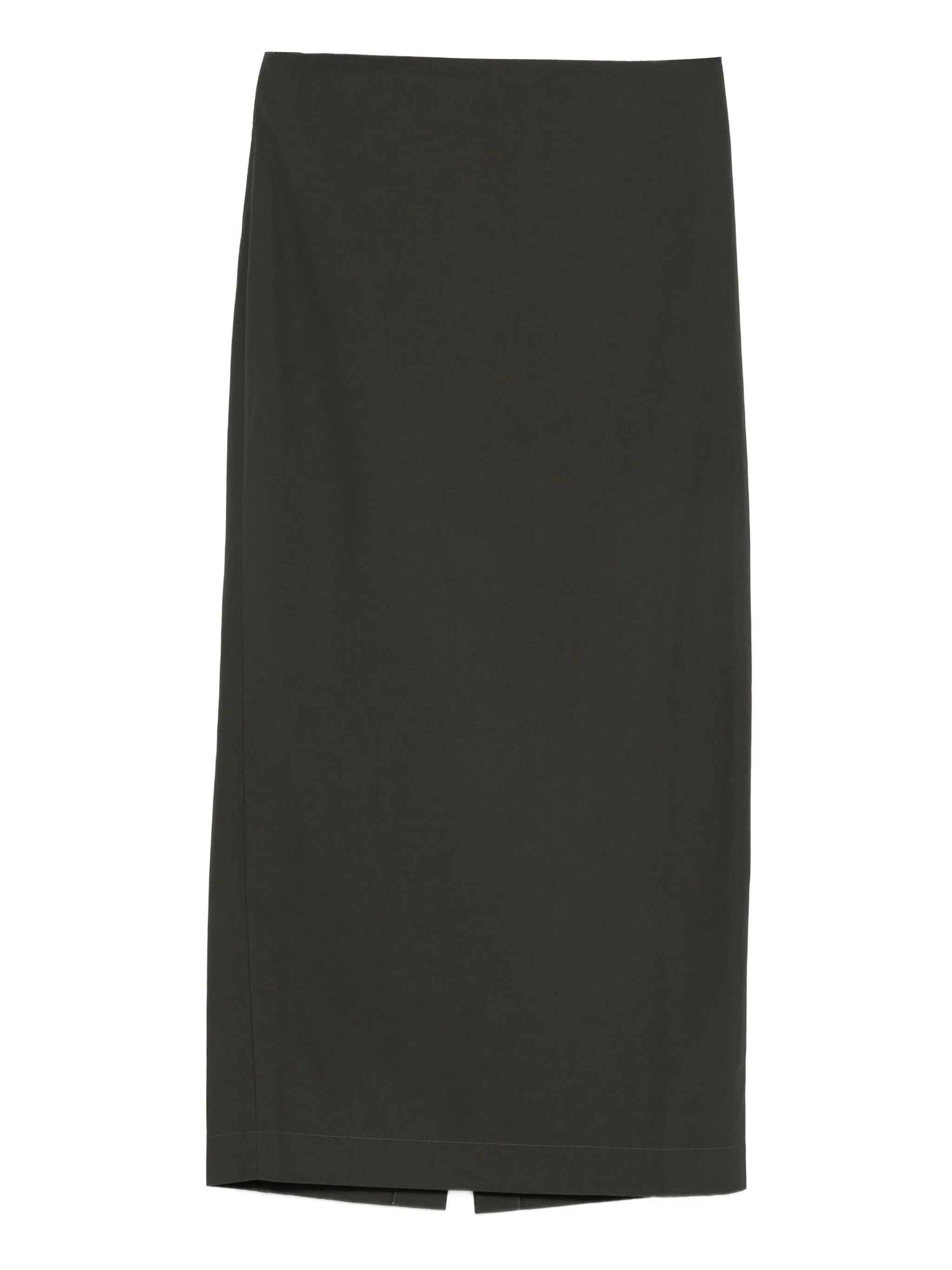 low-waist column maxi skirt