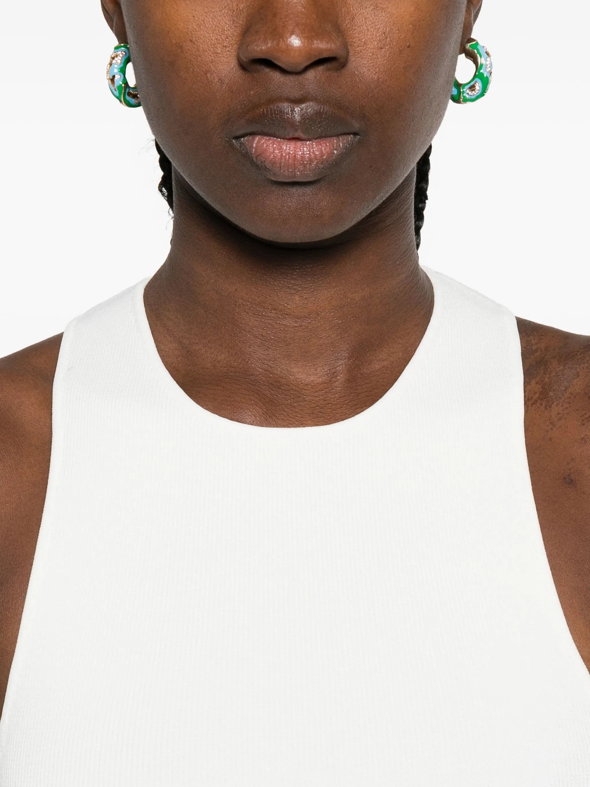 ribbed-knit cami top