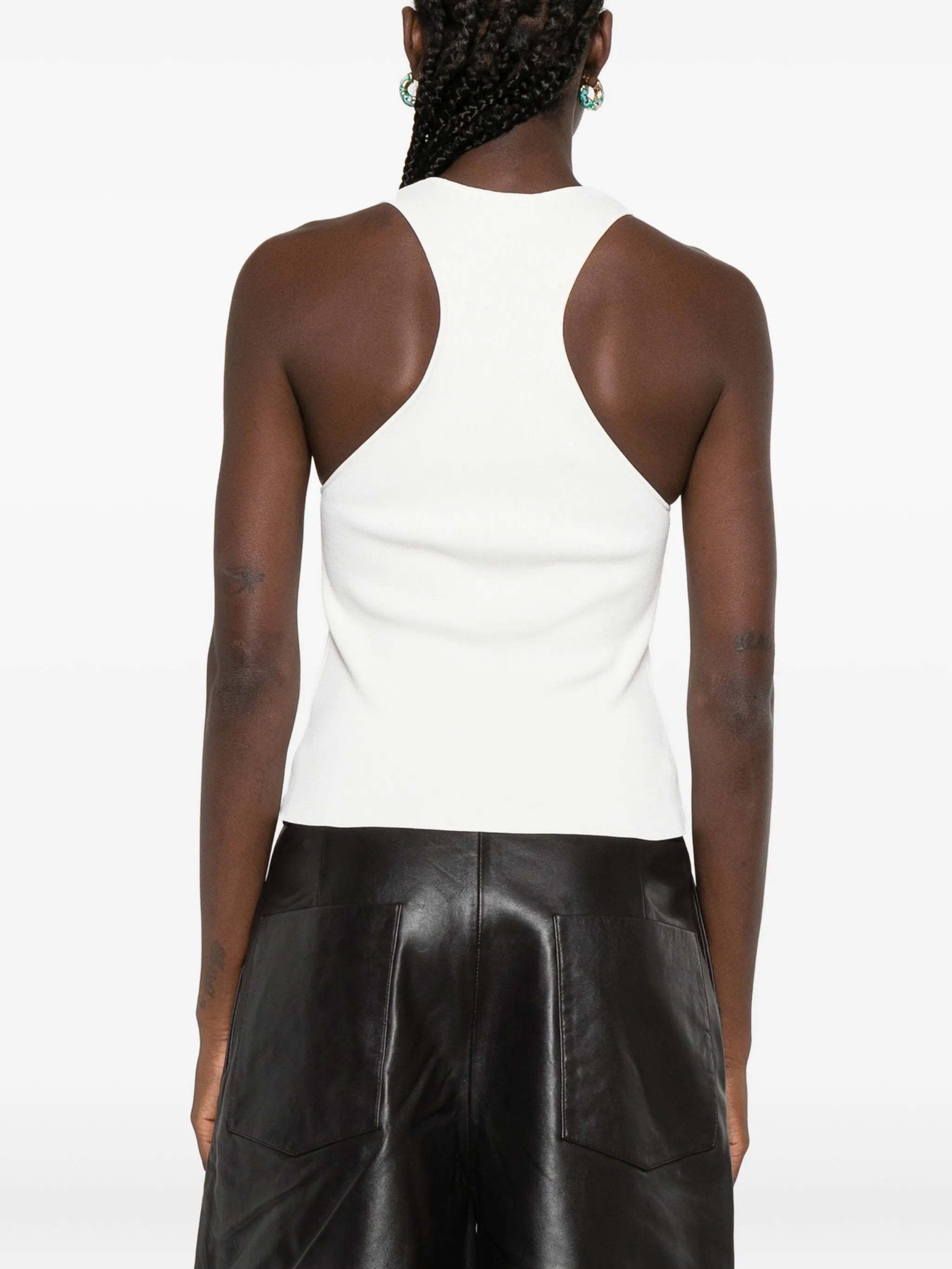 ribbed-knit cami top