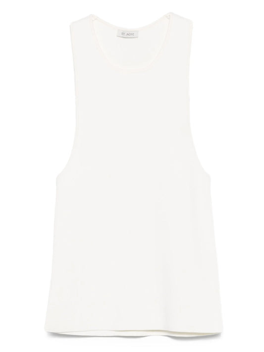 ribbed-knit cami top