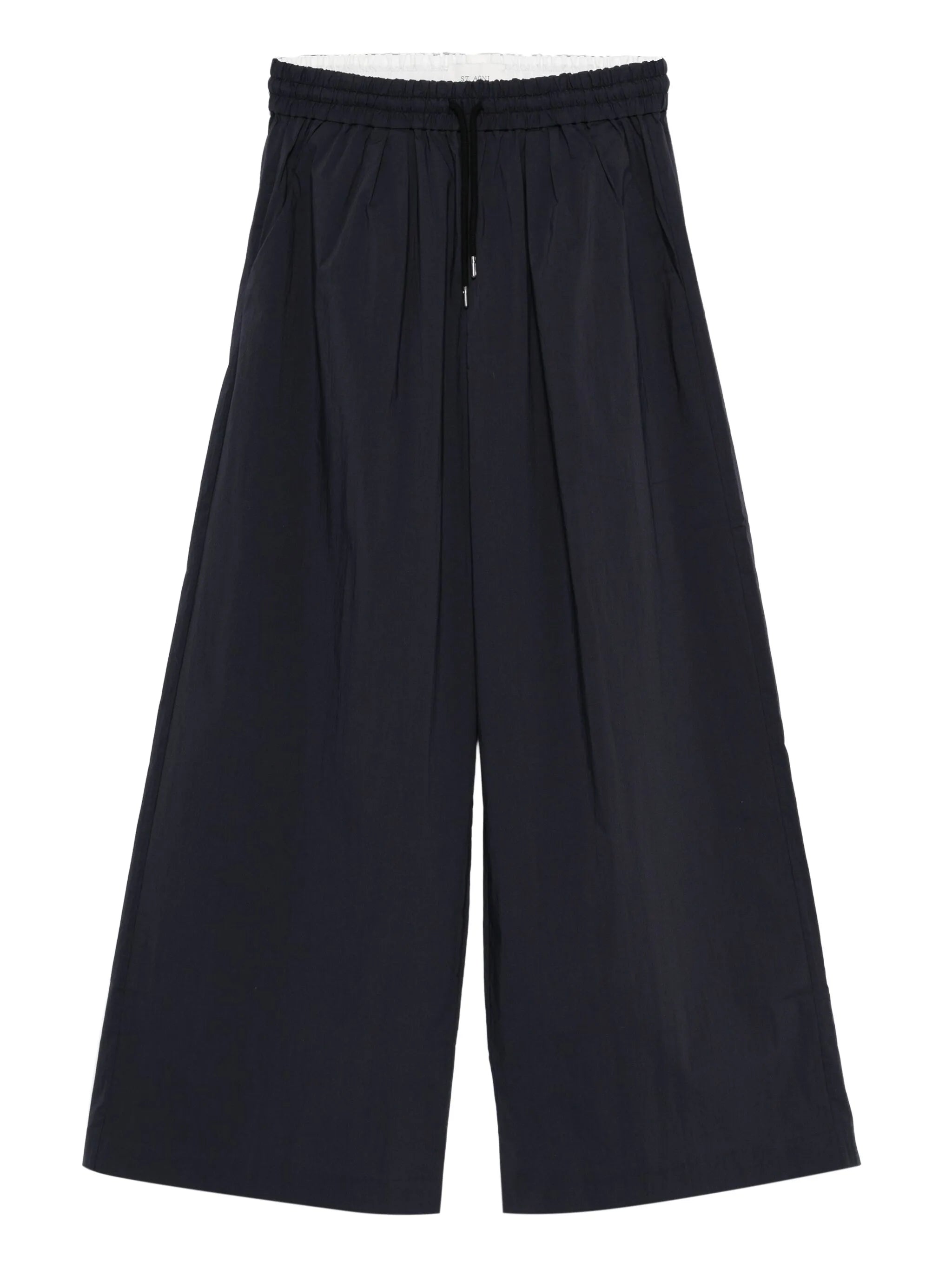 elasticated-waistband trousers