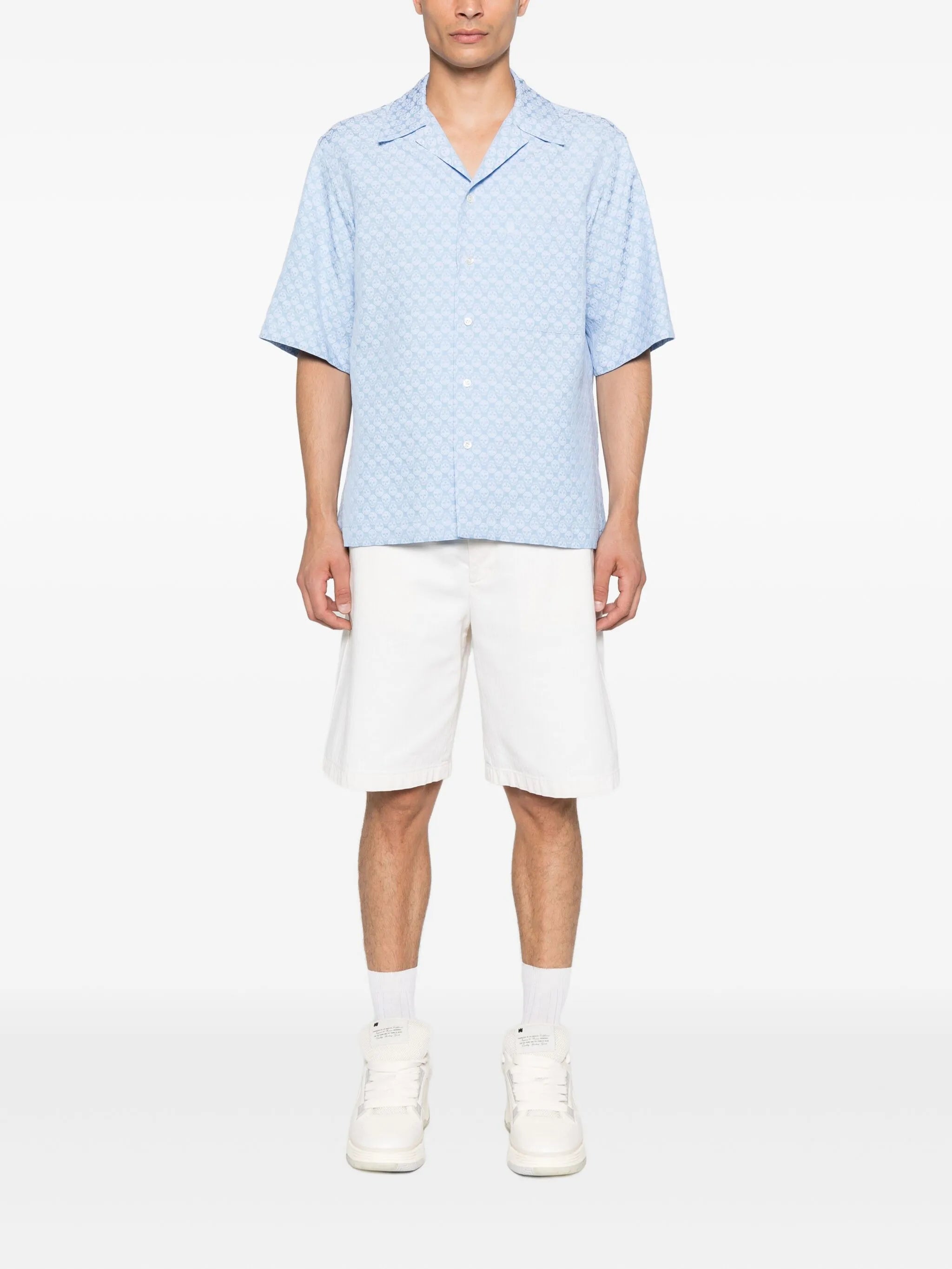 skill-print shirt