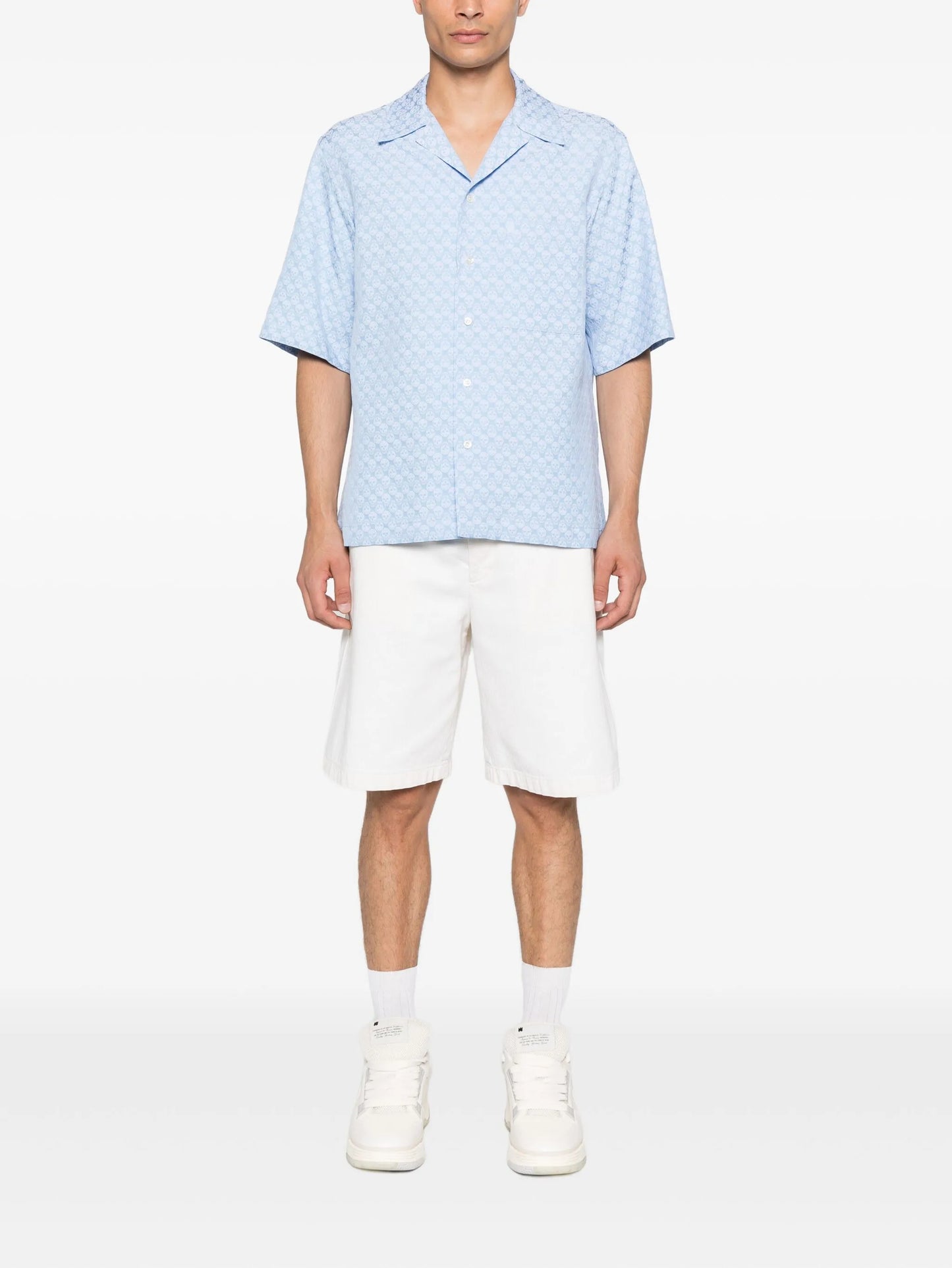 skill-print shirt