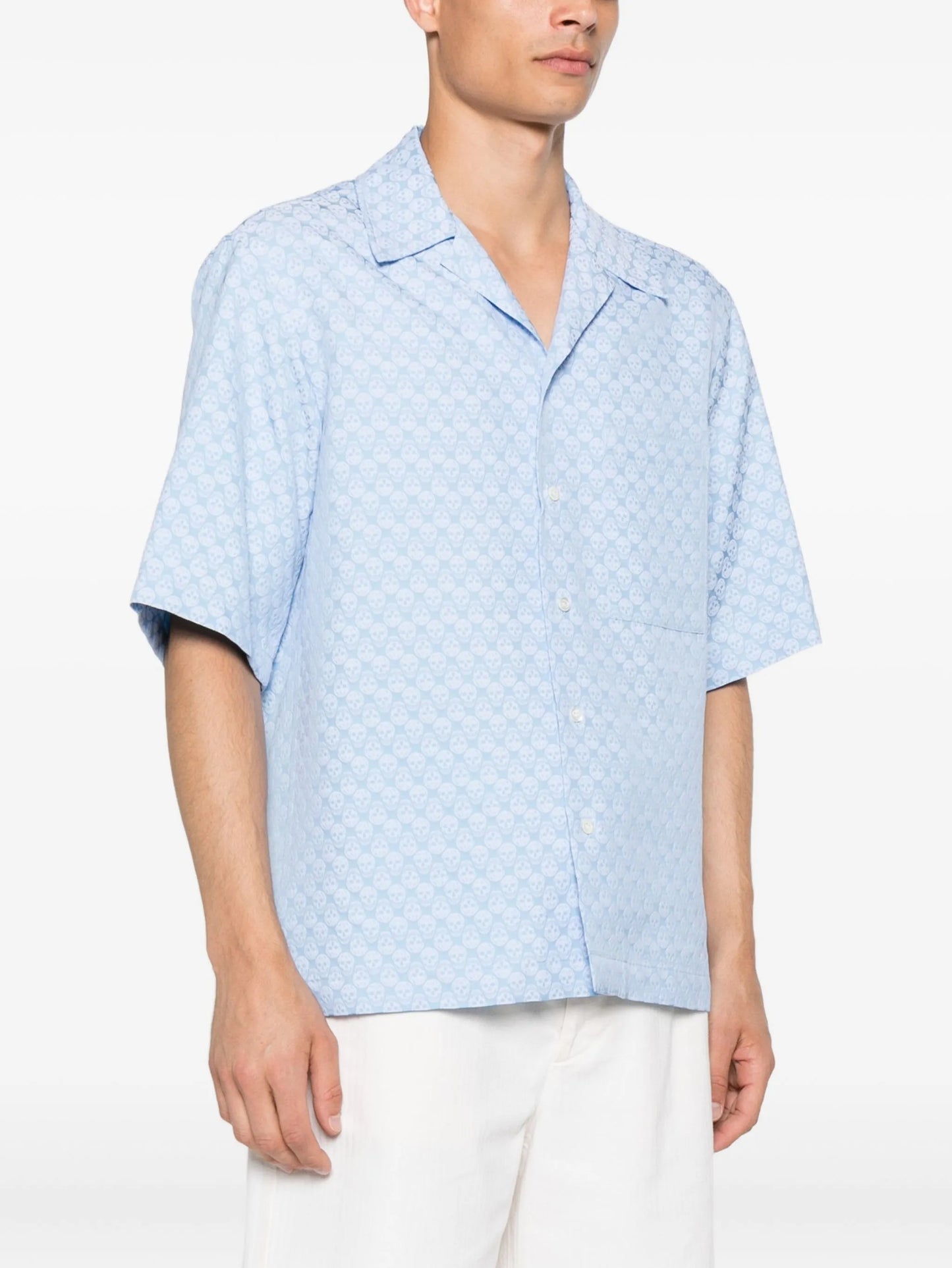skill-print shirt