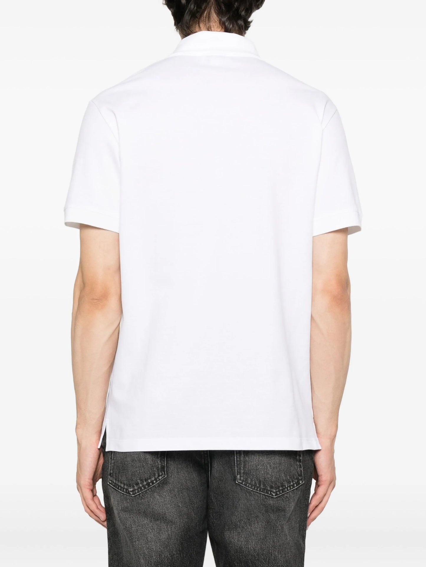 logo-embroidered polo shirt