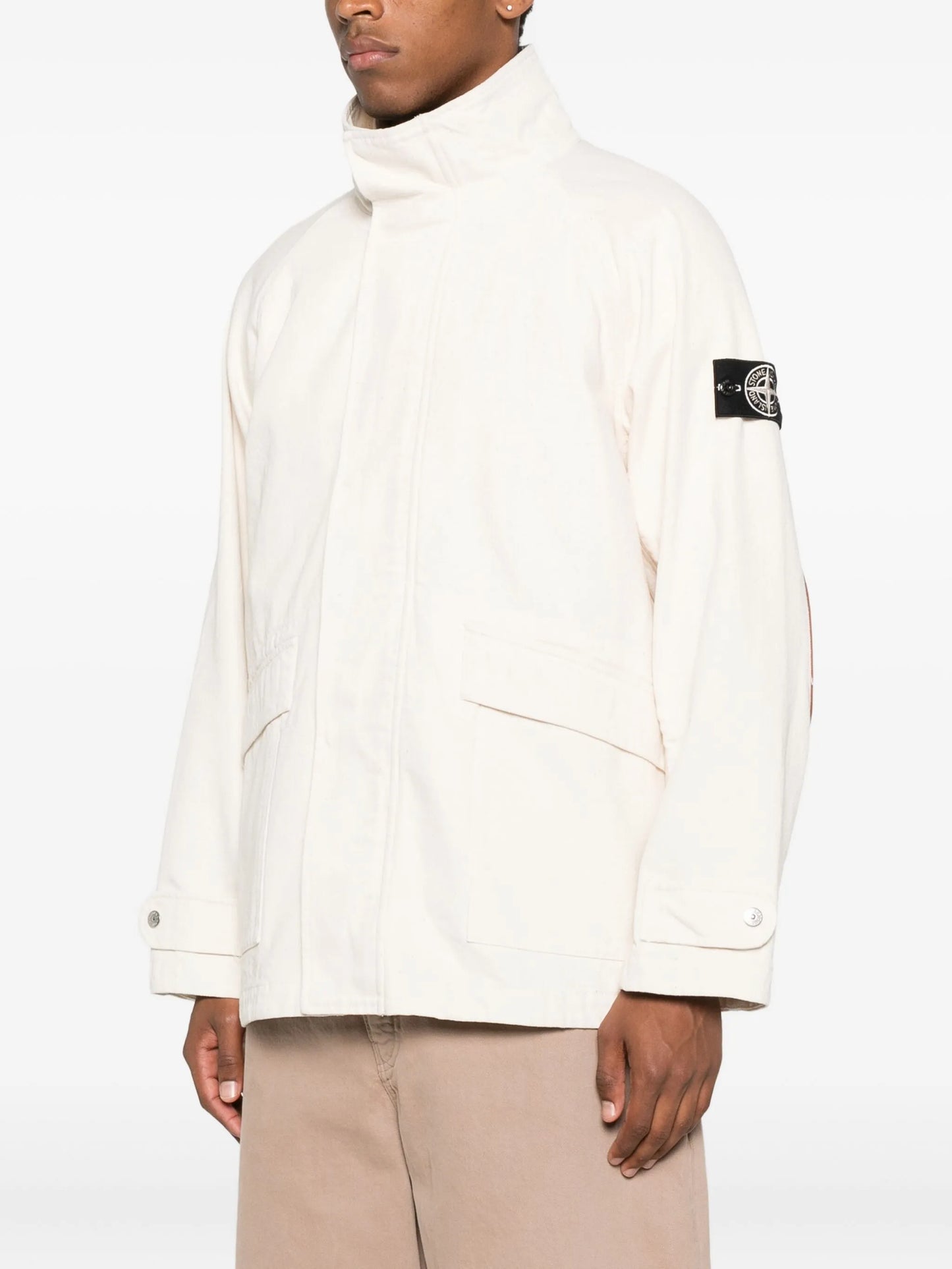 Raw cotton parka