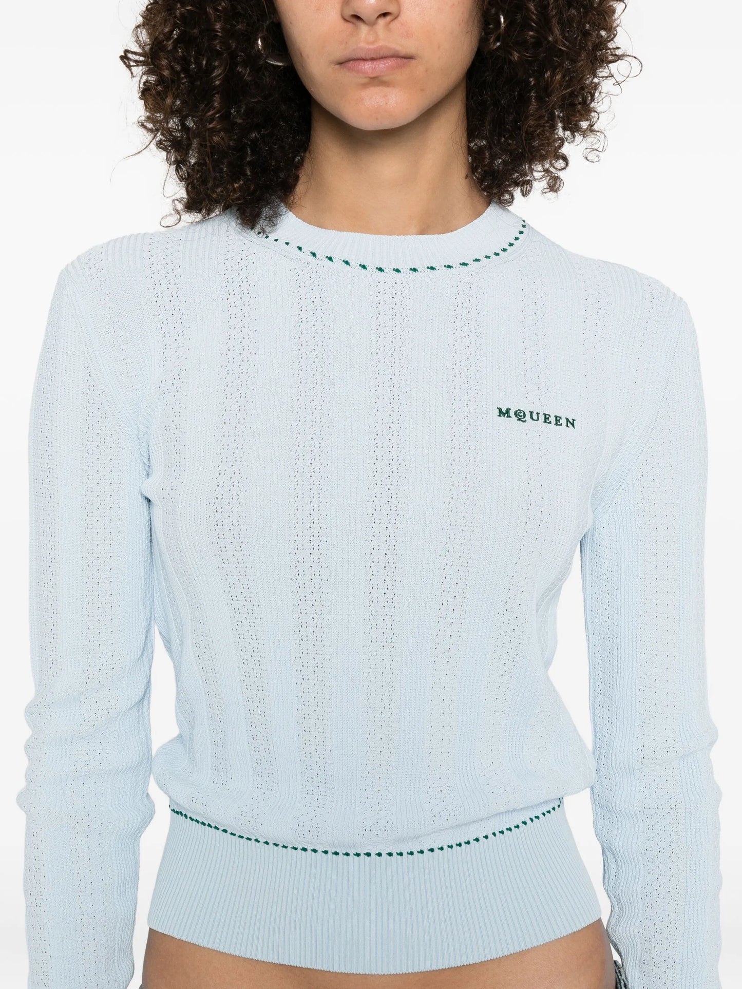 logo-embroidered sweater